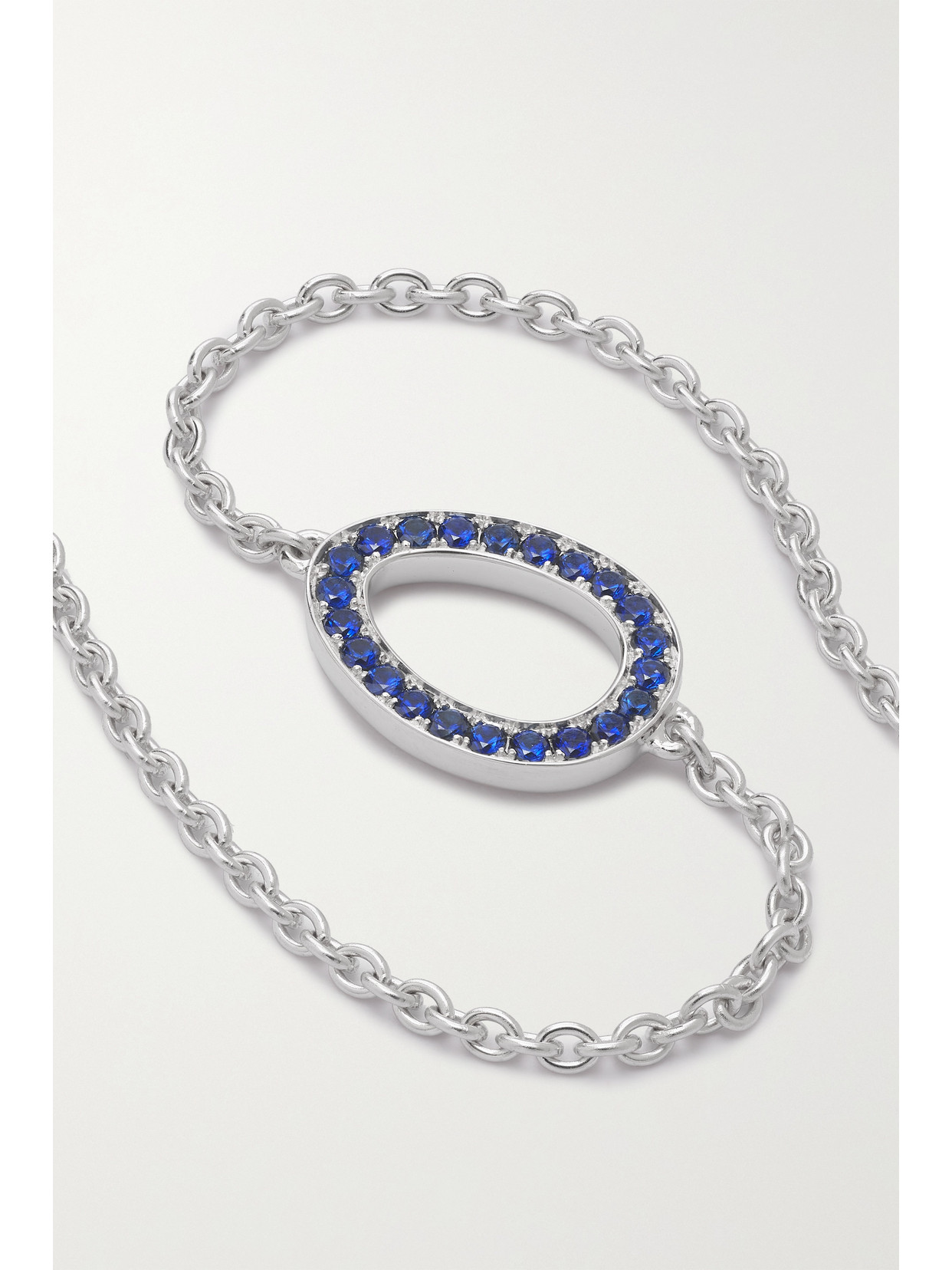 Fabergé Colours Of Love 18-karat White Gold, Sapphire And Ruby Bracelet In Gold