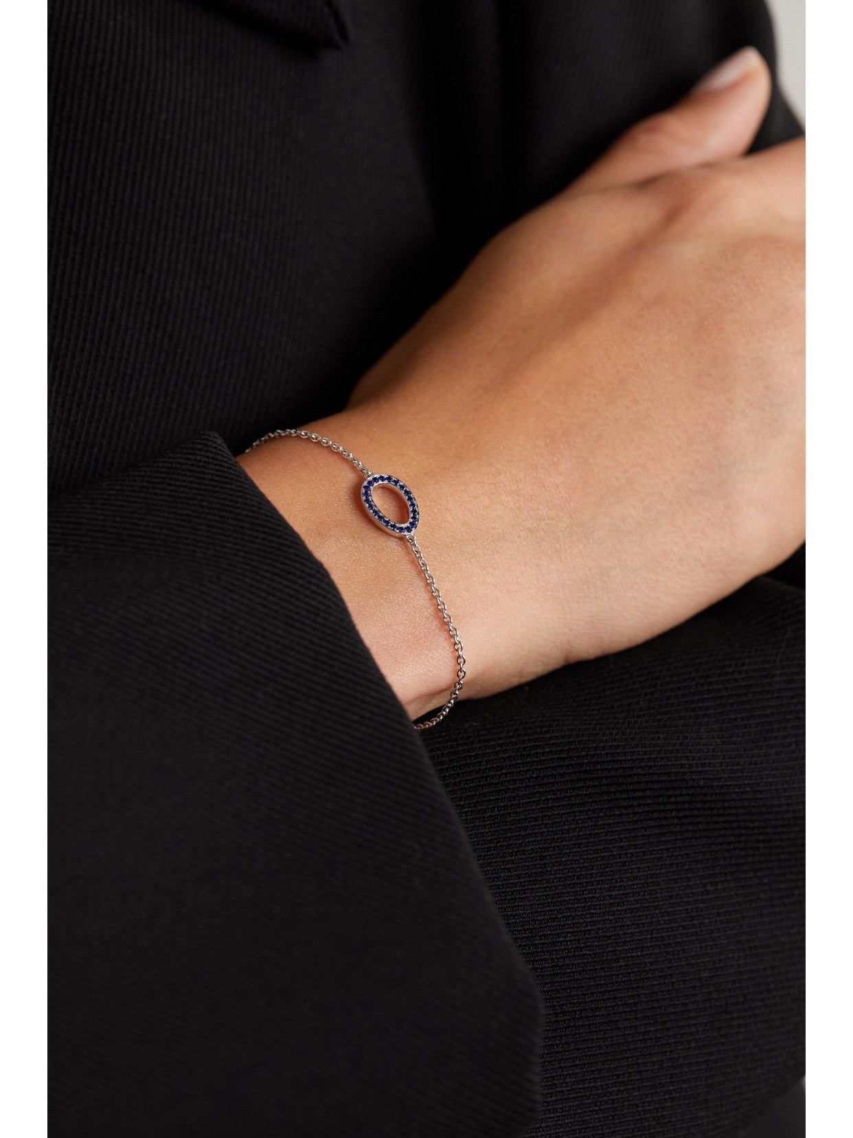 Shop Fabergé Colours Of Love 18-karat White Gold, Sapphire And Ruby Bracelet