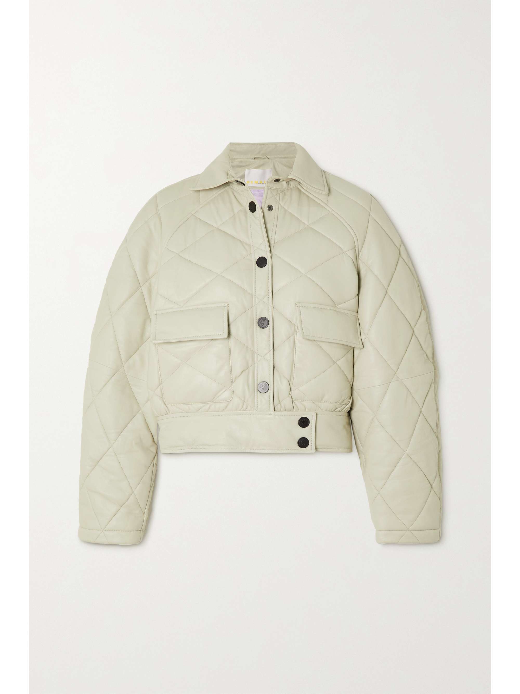 REMAIN BIRGER CHRISTENSEN Gena quilted leather bomber jacket