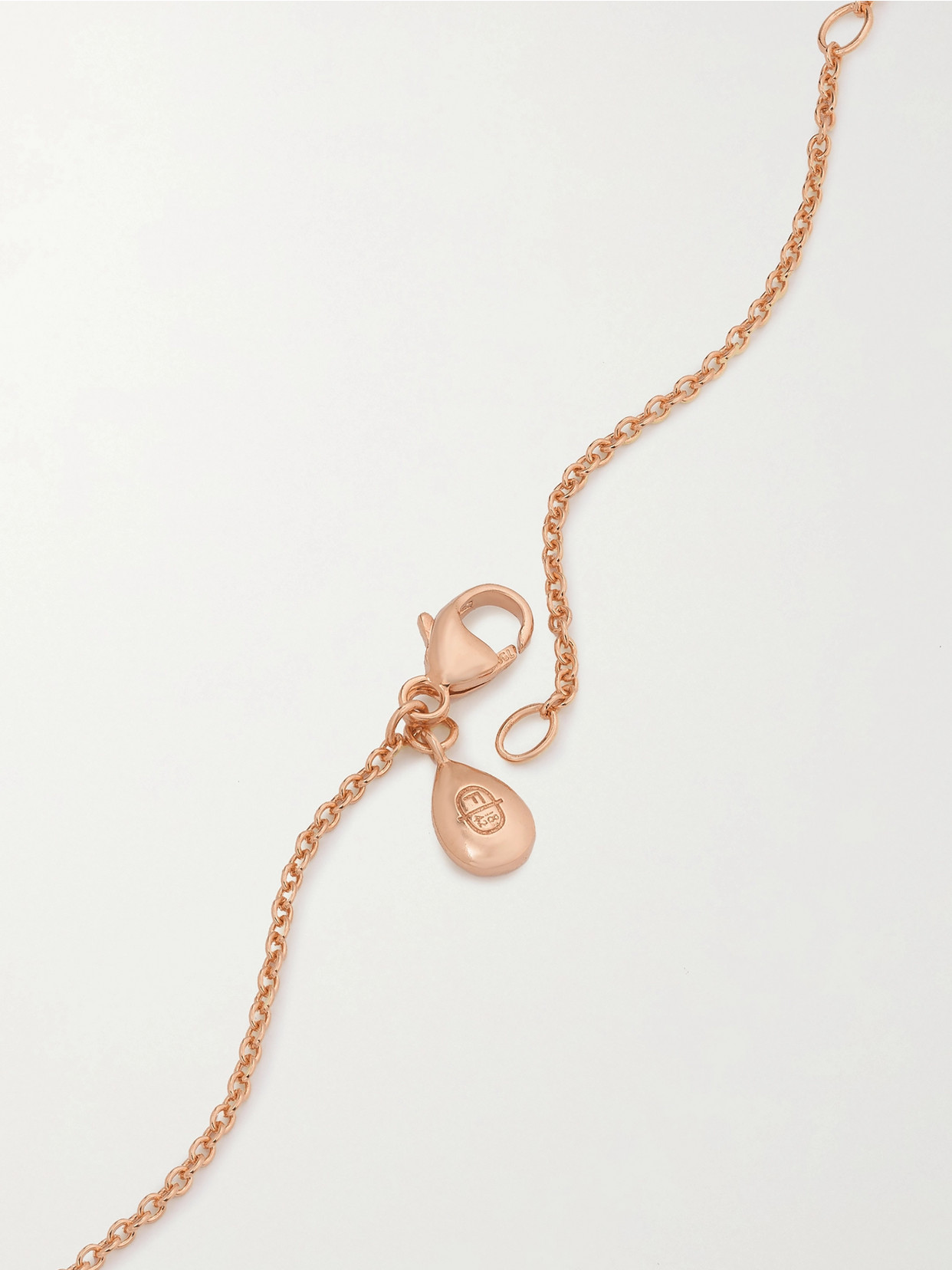 Fabergé Essence 18-karat Rose Gold, Diamond And Ruby Necklace In Gold