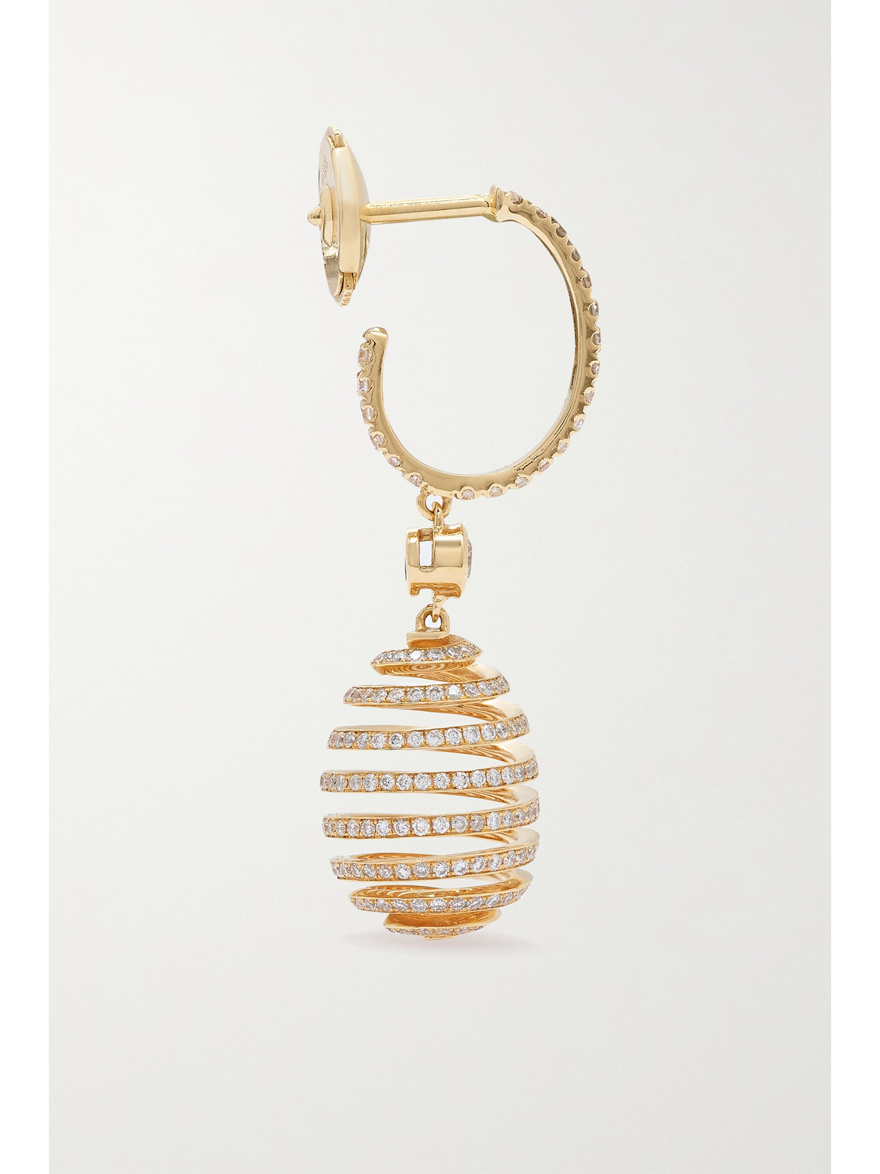 Fabergé Essence 18-karat Gold Diamond Earrings In Gold