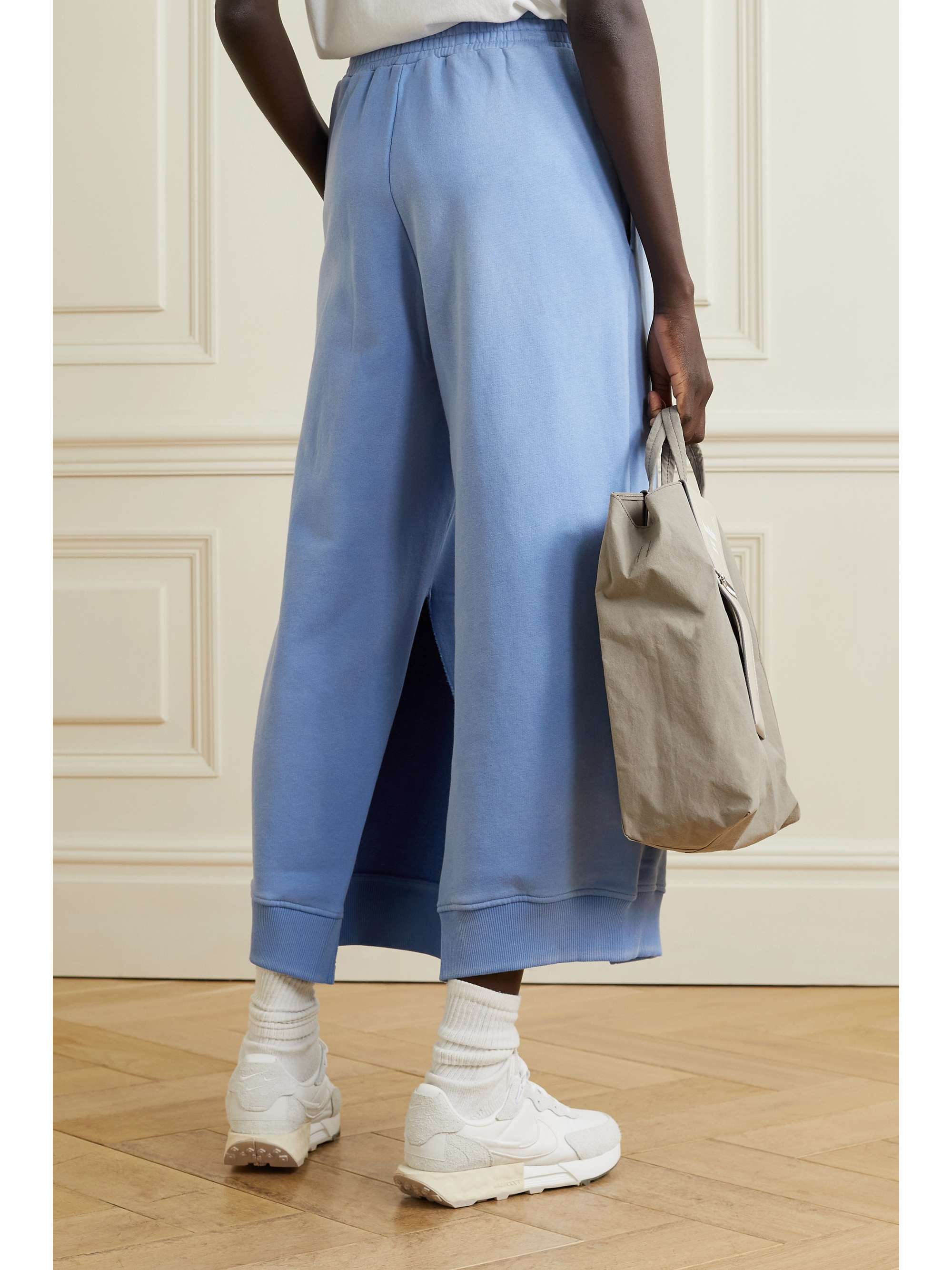 distressed track pants