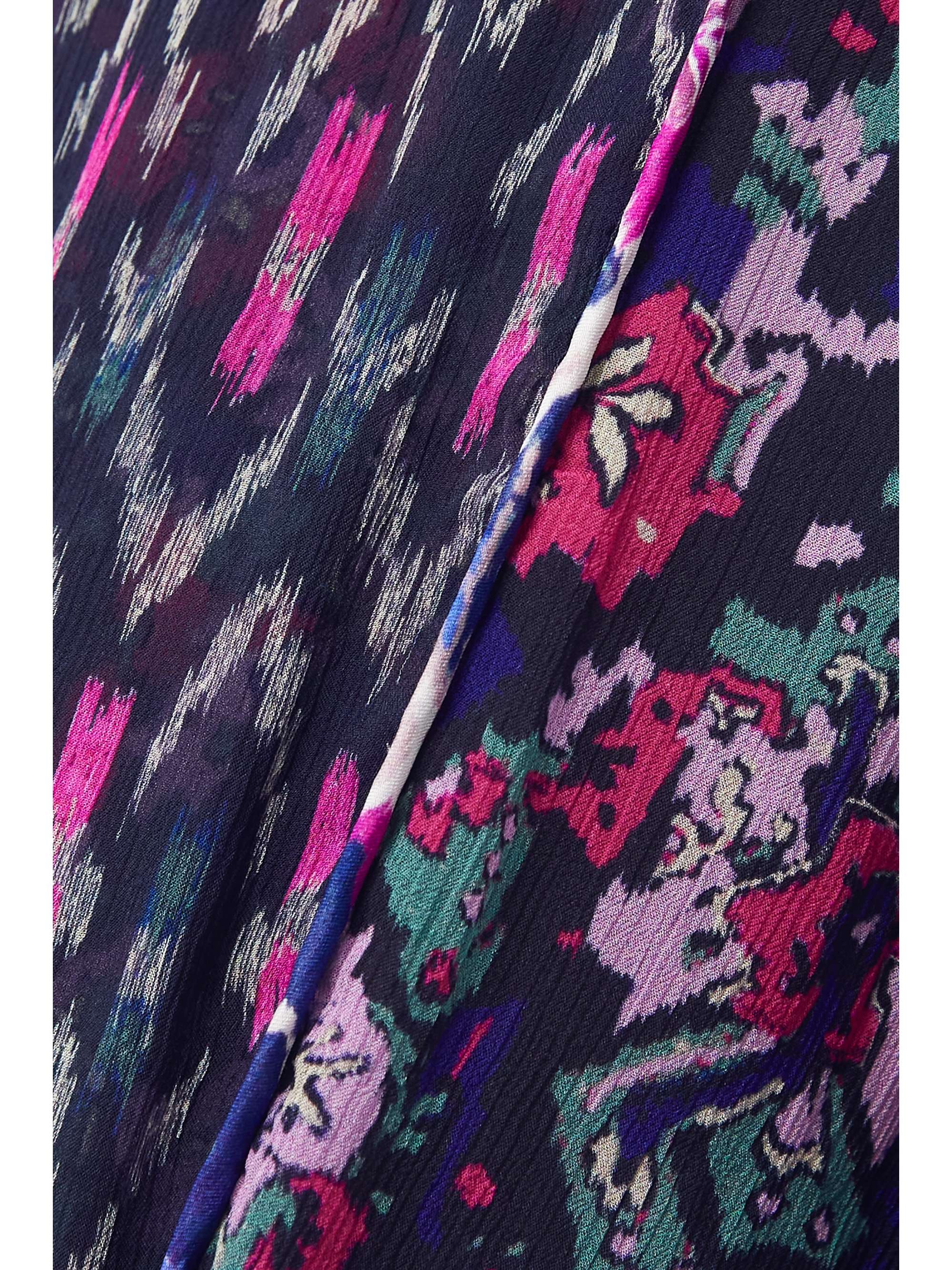 MARANT ÉTOILE Ryama floral-print georgette straight-leg pants