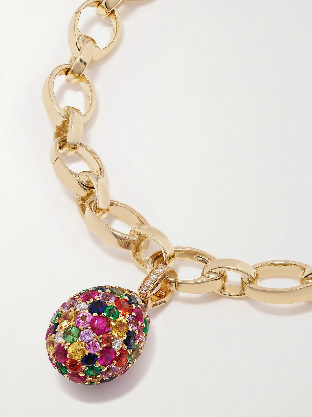 Shop Fabergé Emotion 18-karat Gold Multi-stone Bracelet