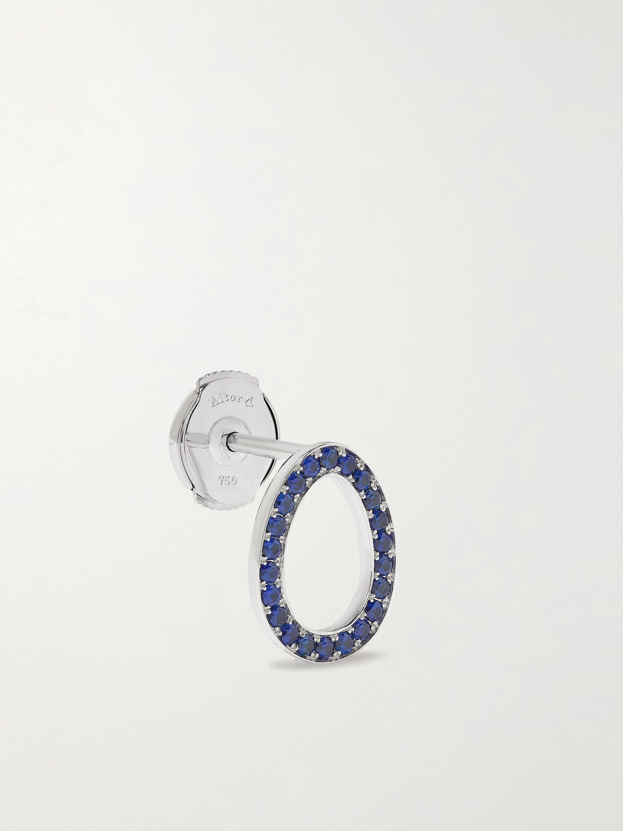 Fabergé Colours Of Love Sasha 18-karat White Gold, Sapphire And Ruby Earrings In Gold
