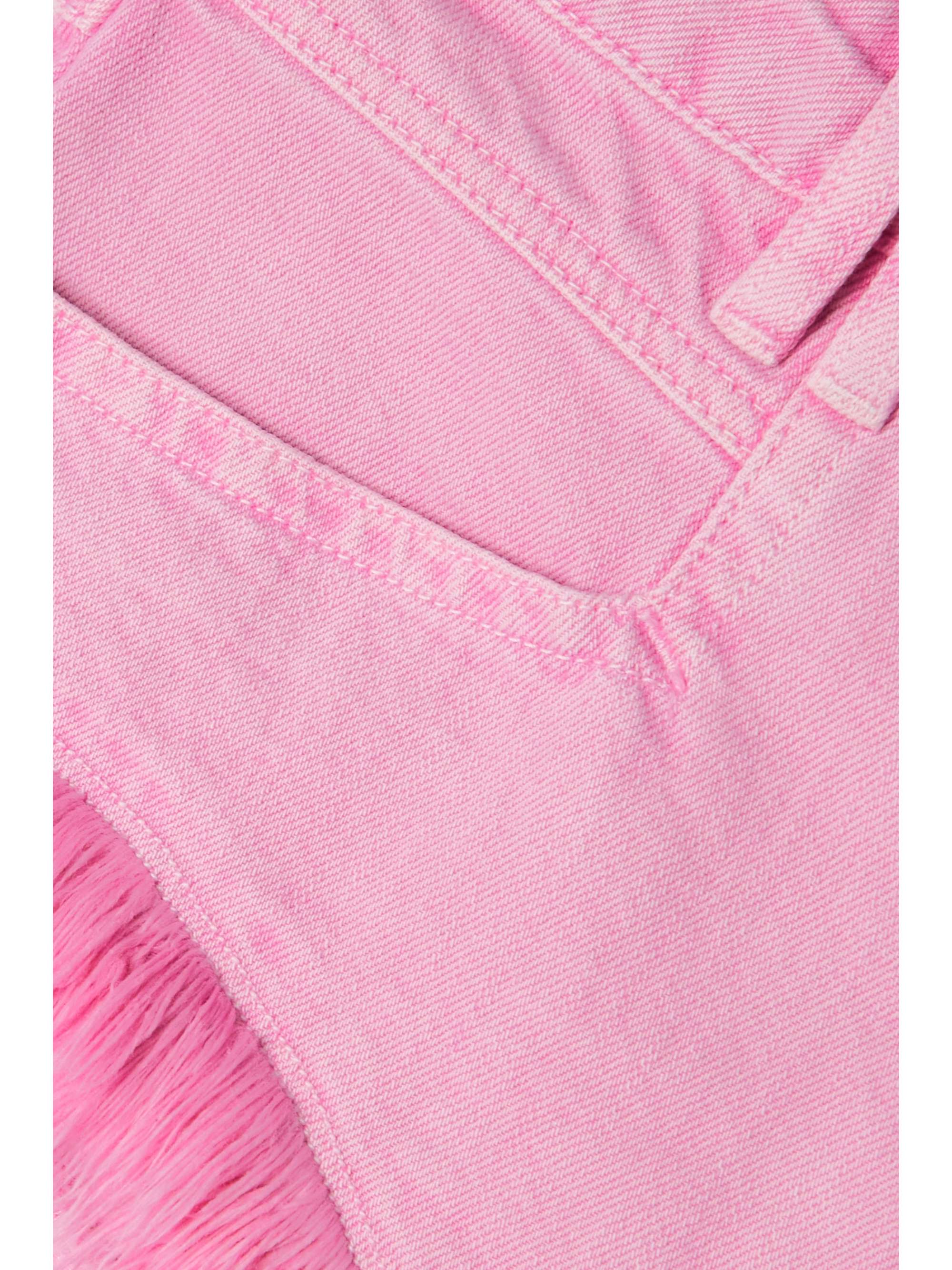 MARANT ÉTOILE Eneidao frayed denim shorts