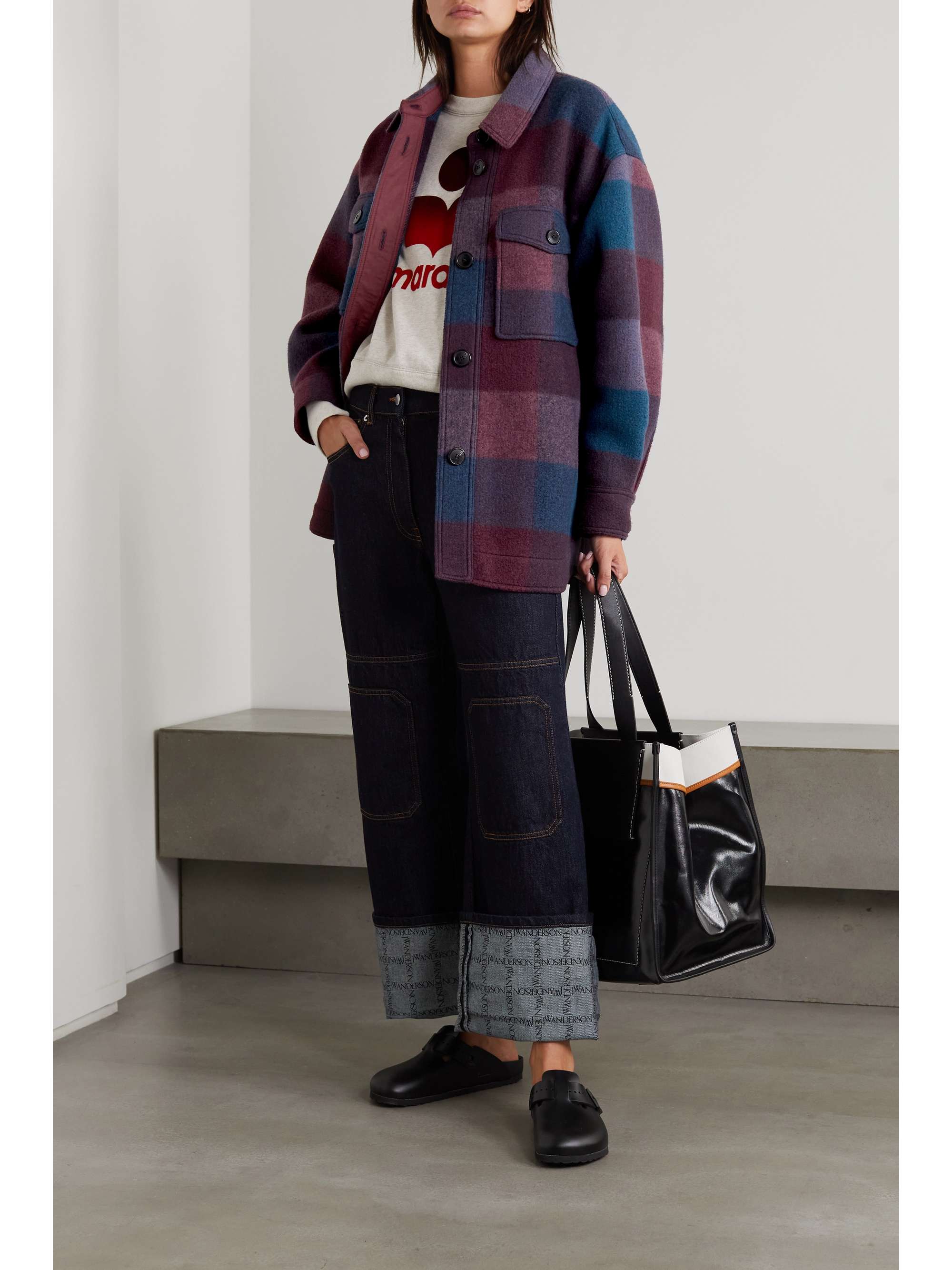 isabel marant checked jacket