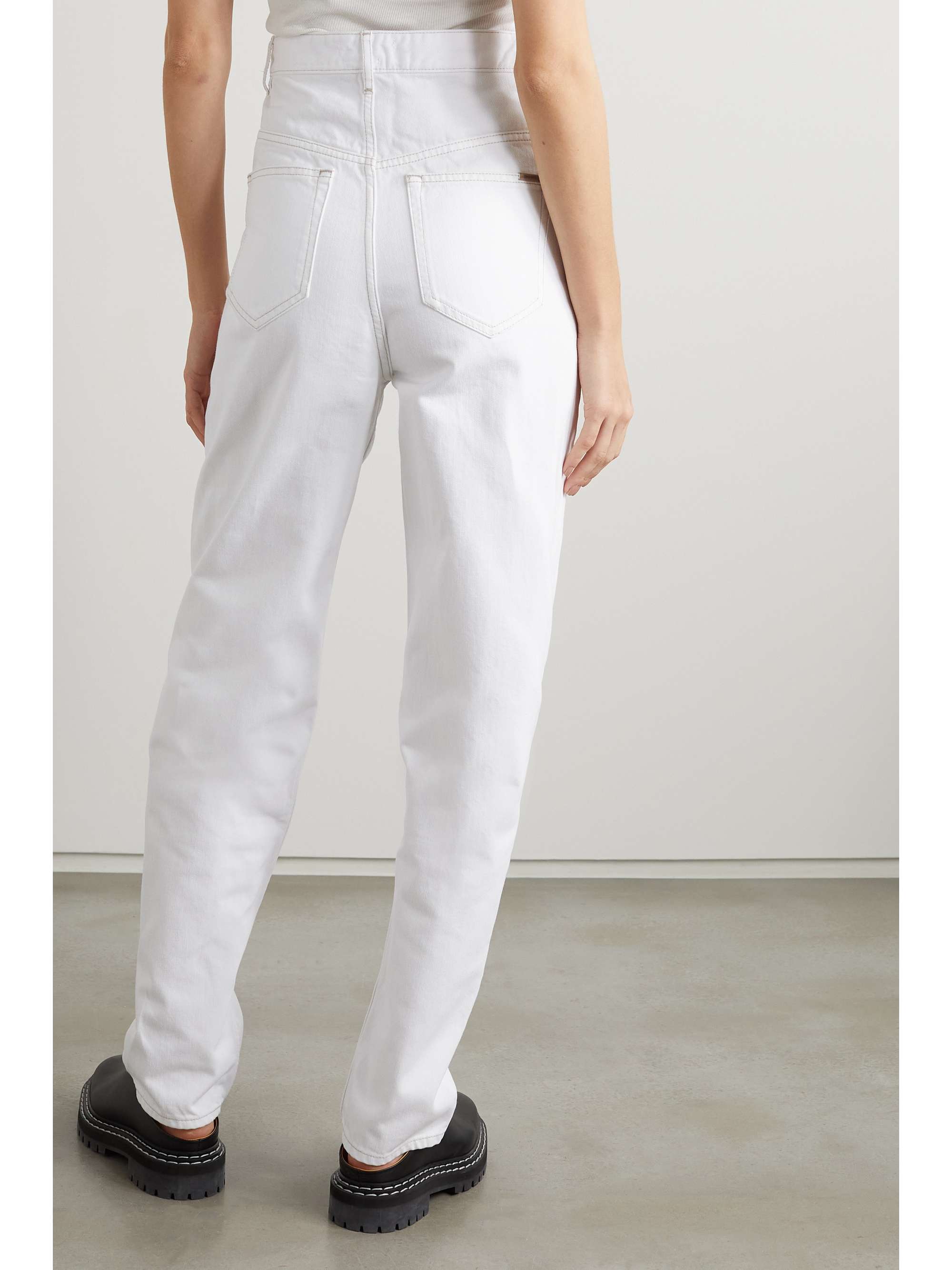 White Corsysr high-rise straight-leg jeans | ISABEL MARANT ÉTOILE | NET ...