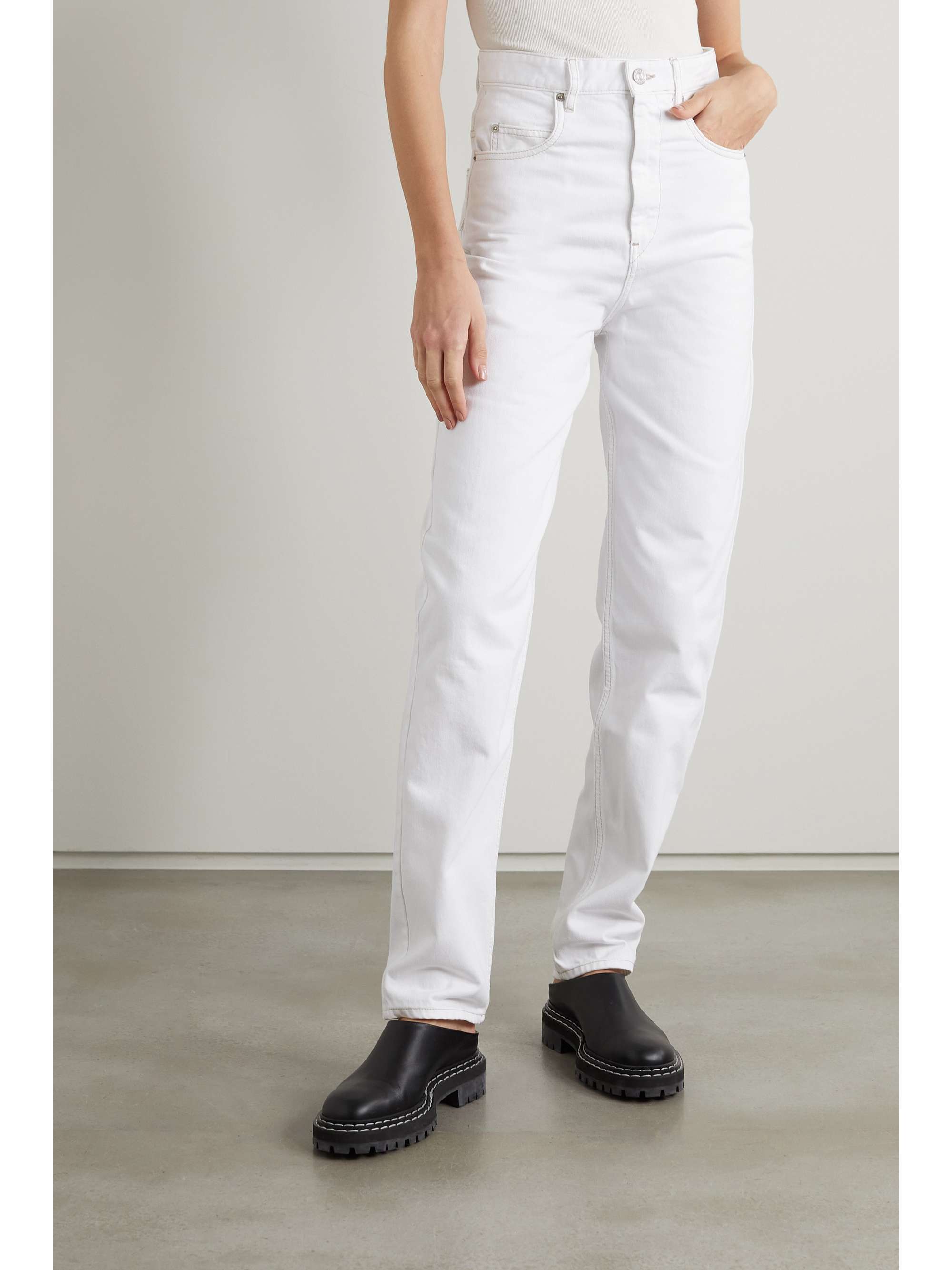 ISABEL MARANT ÉTOILE Corsysr high-rise straight-leg jeans