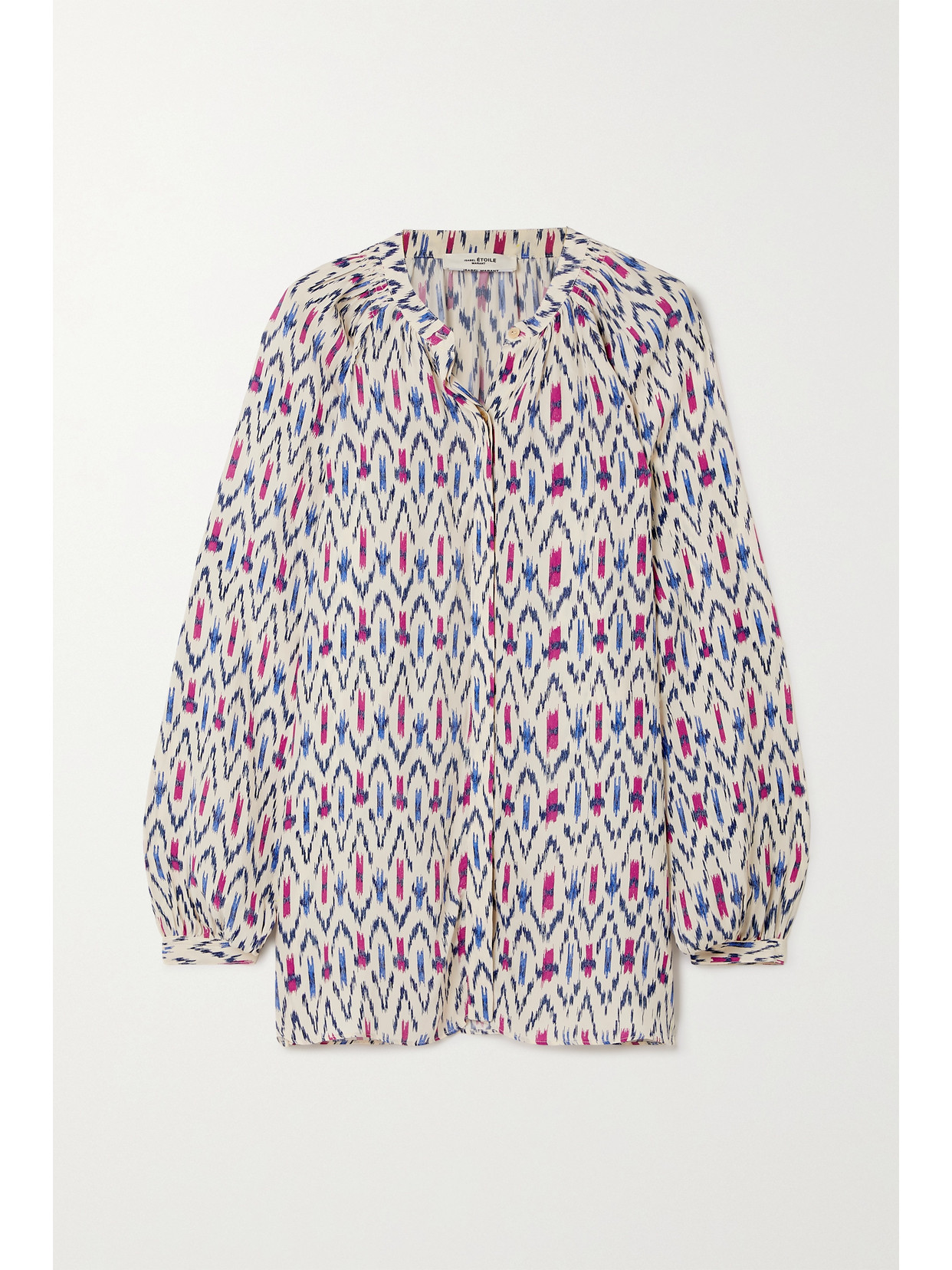 ISABEL MARANT ÉTOILE AURORA PRINTED CREPE BLOUSE