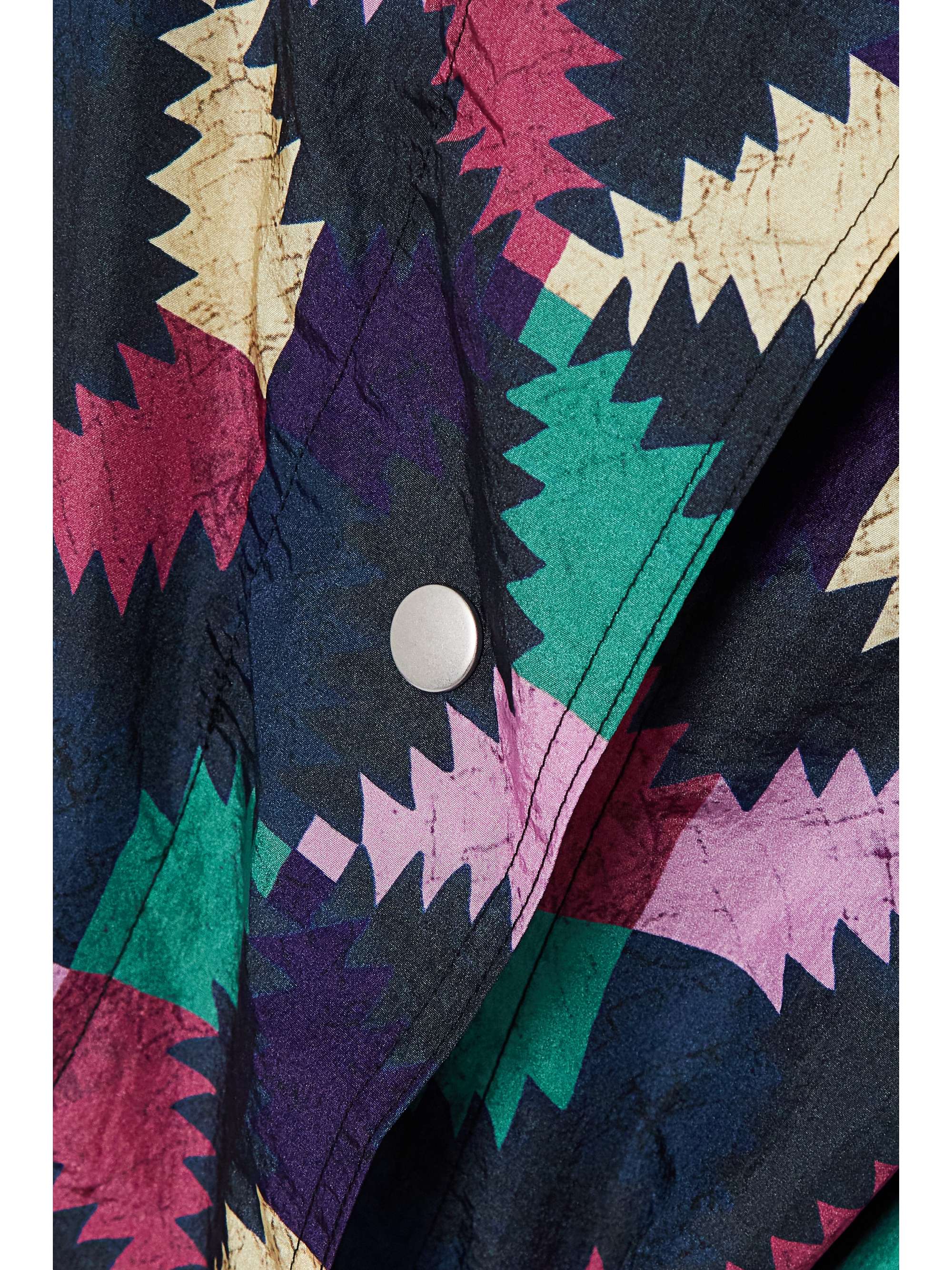 MARANT ÉTOILE Munao hooded printed shell raincoat