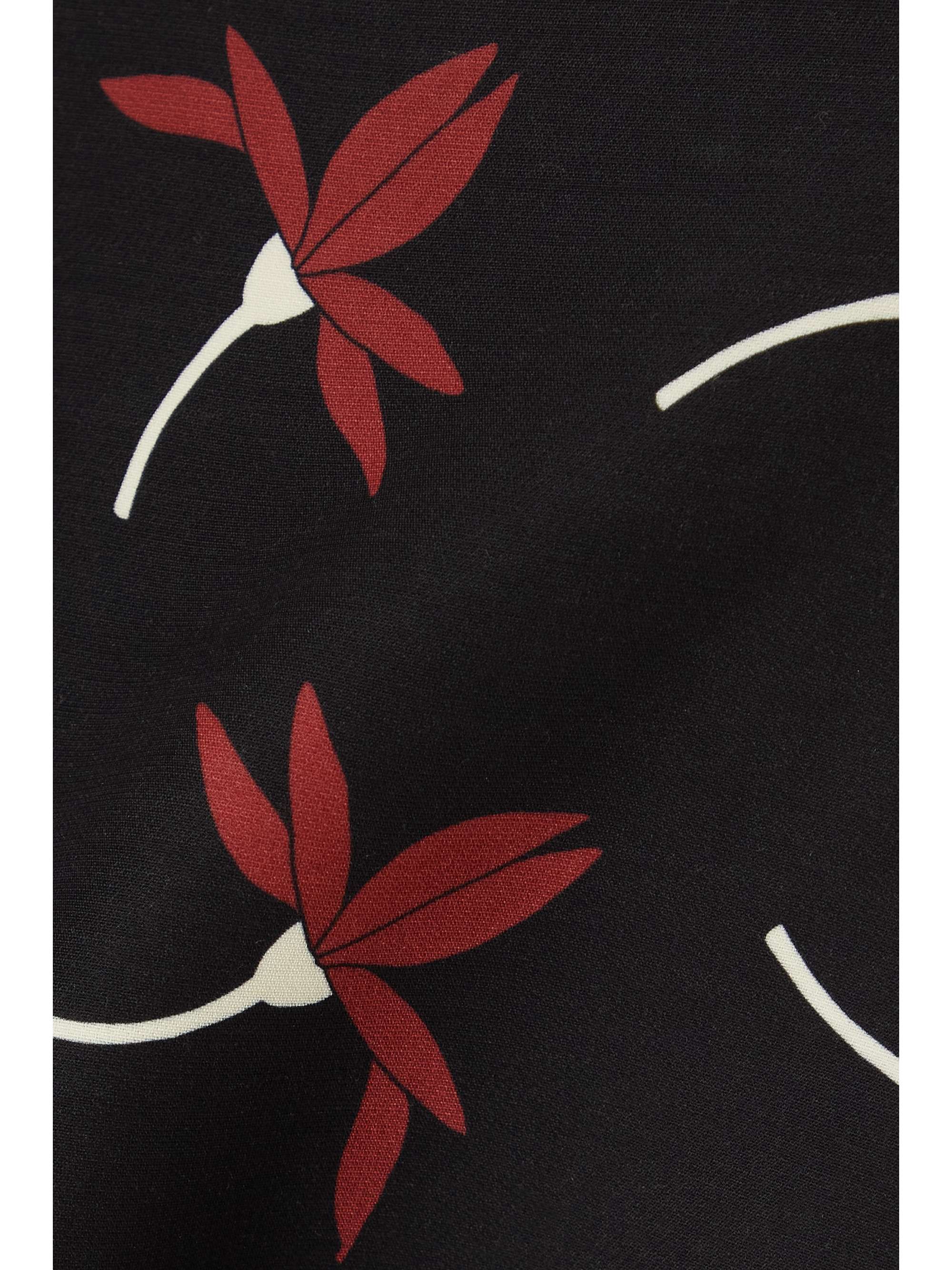 VALENTINO GARAVANI Floral-print wool-blend shorts