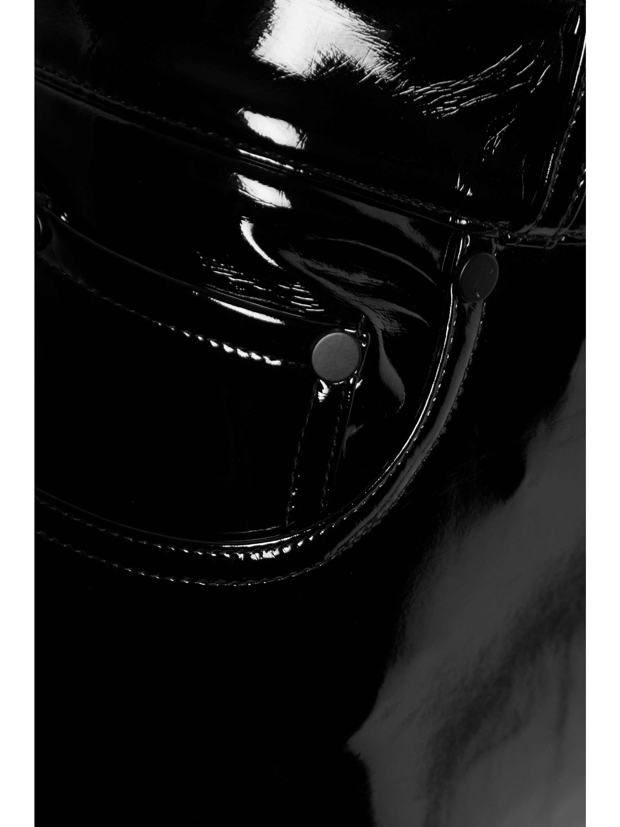 COMMANDO Faux patent-leather skinny pants