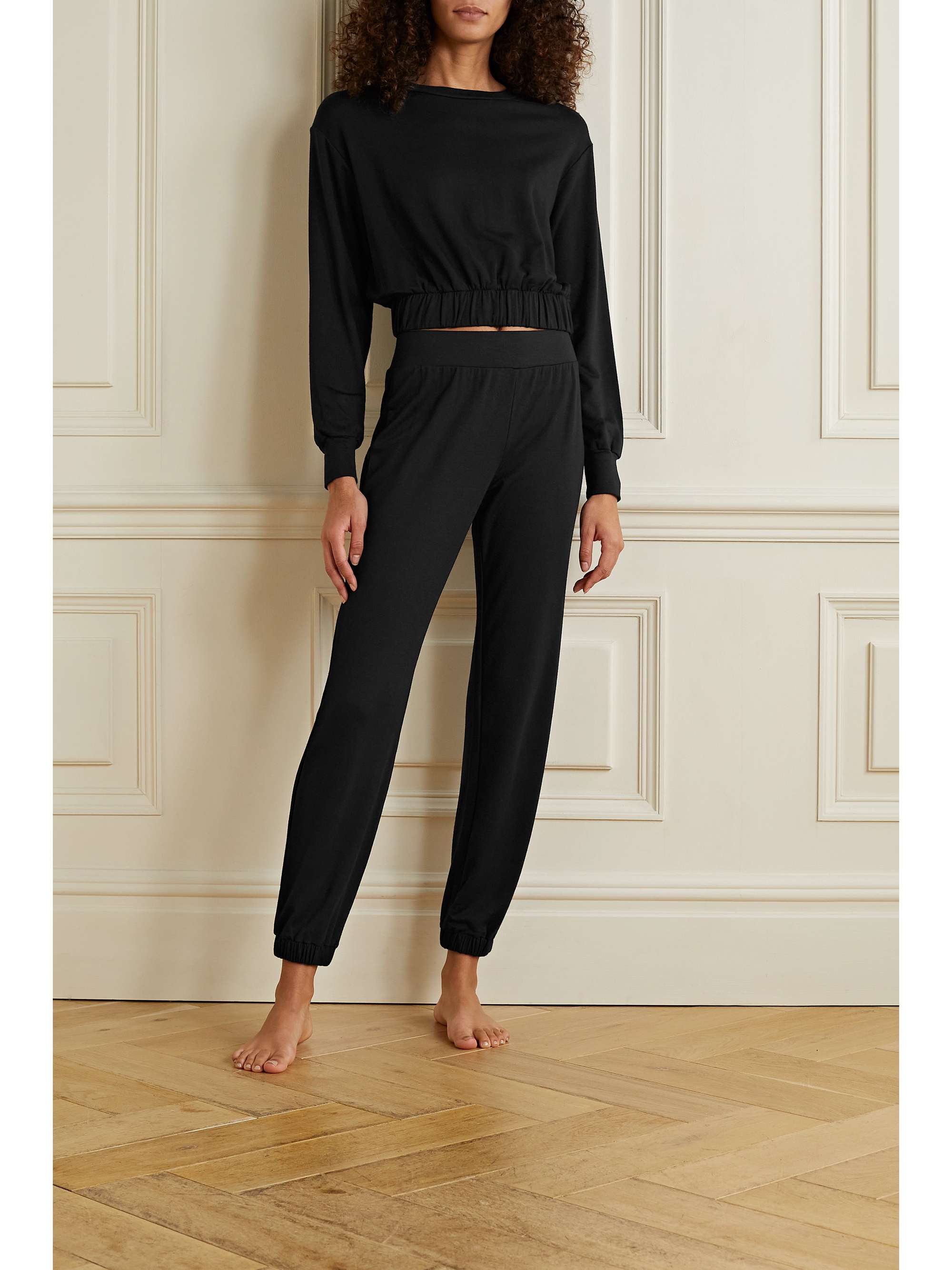 COMMANDO Cropped stretch-modal top