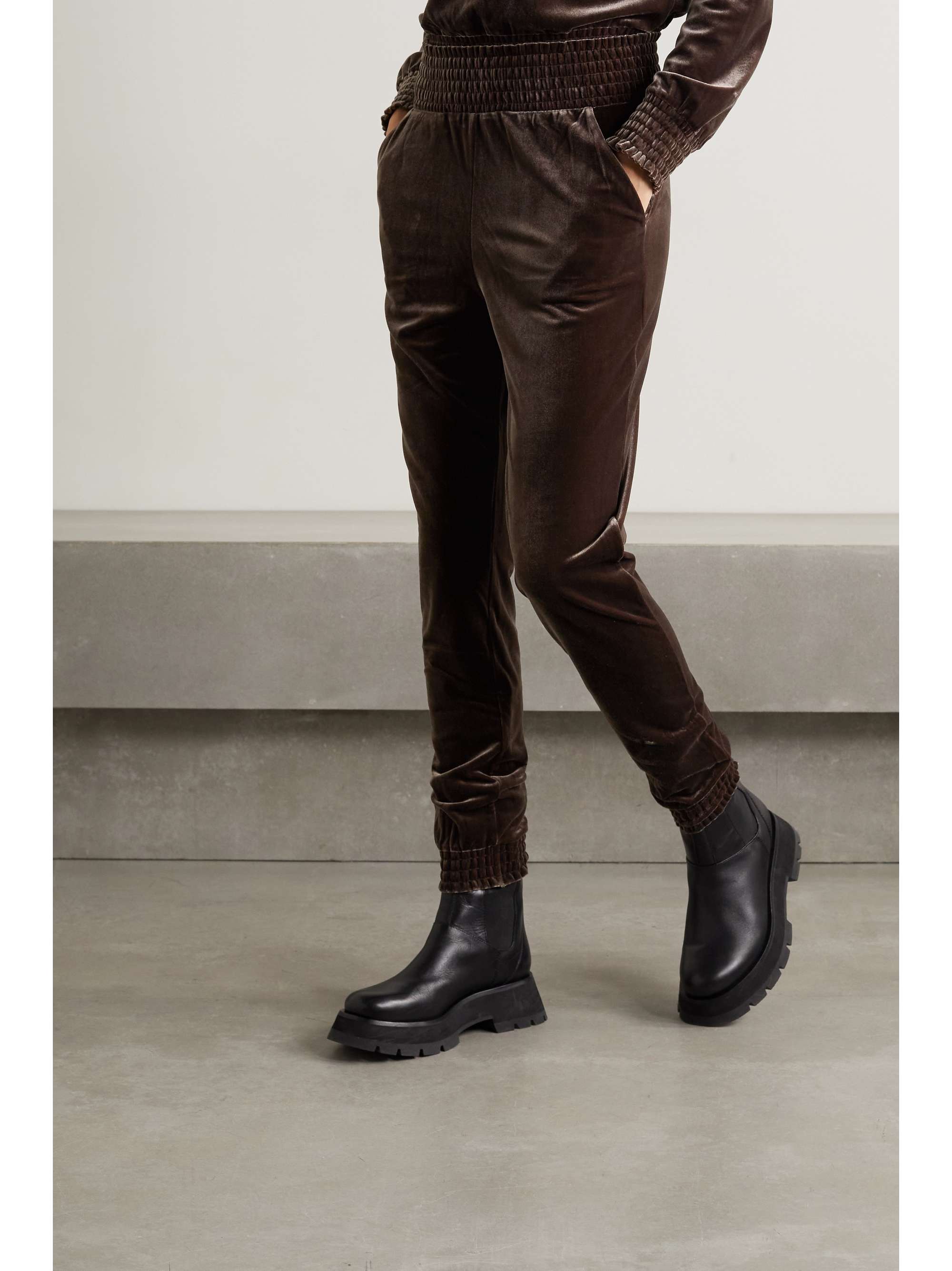 dg logo tapered track pants