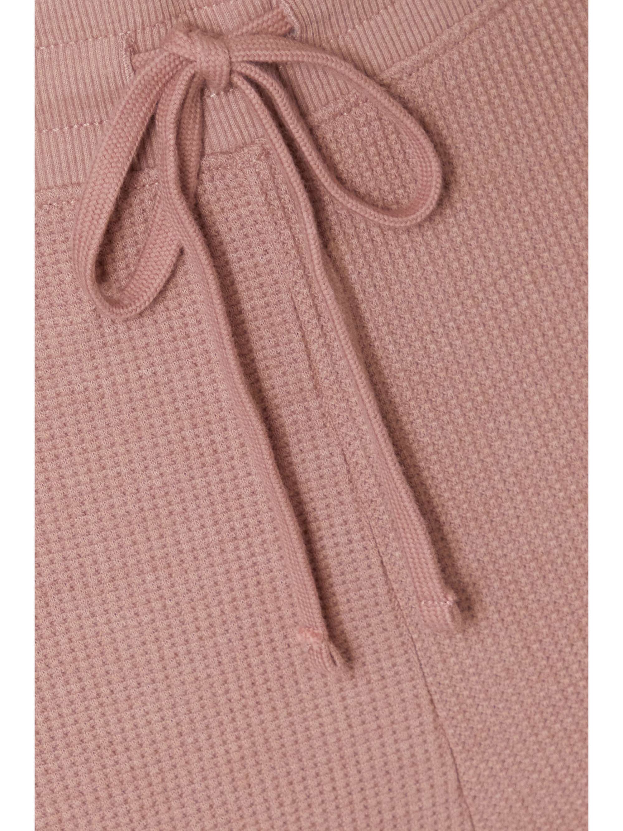 SKIN Leona waffle-knit track pants