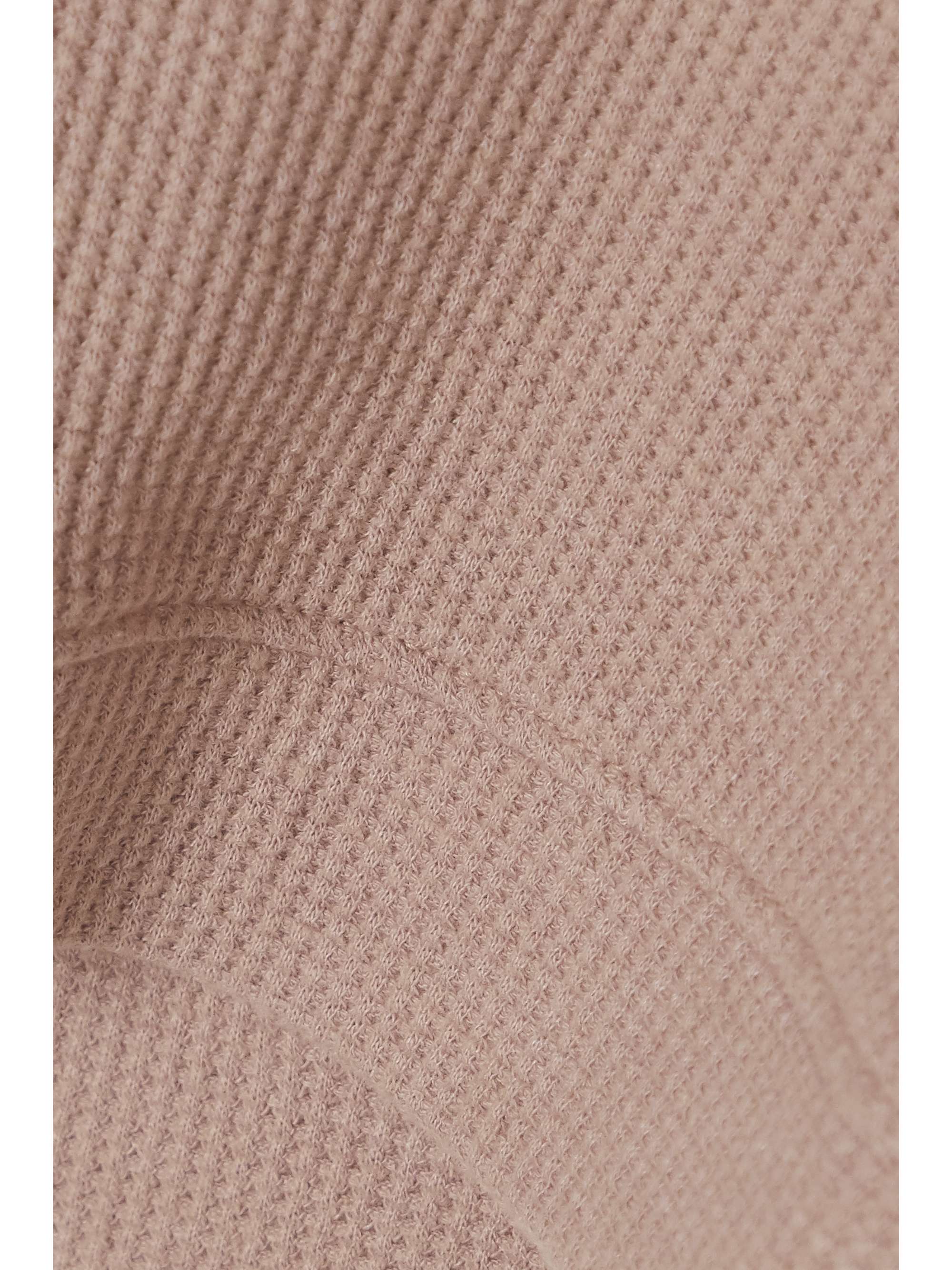 SKIN Lauryn waffle-knit bralette
