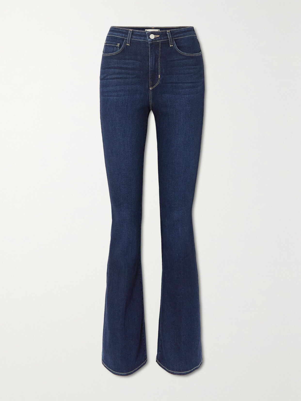 L Agence Selma High-rise Sleek Baby Boot Jeans In Blue