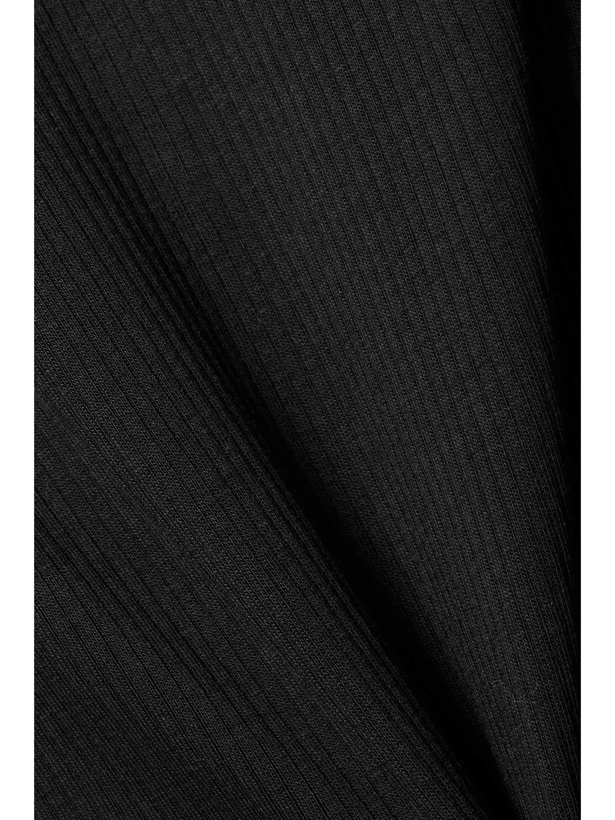 SKIN Inis ribbed stretch-Pima cotton jersey top