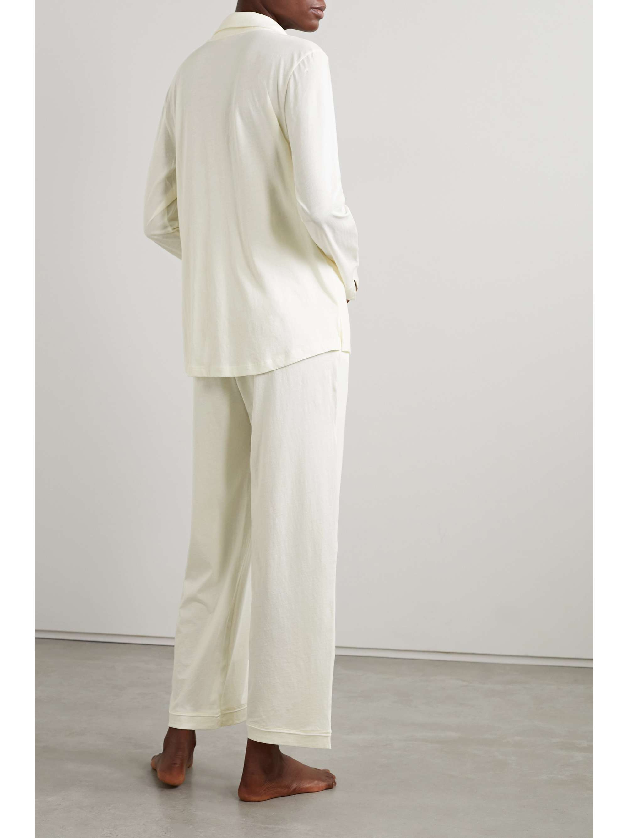 SKIN + NET SUSTAIN Cecilia Pima cotton-jersey pajama set