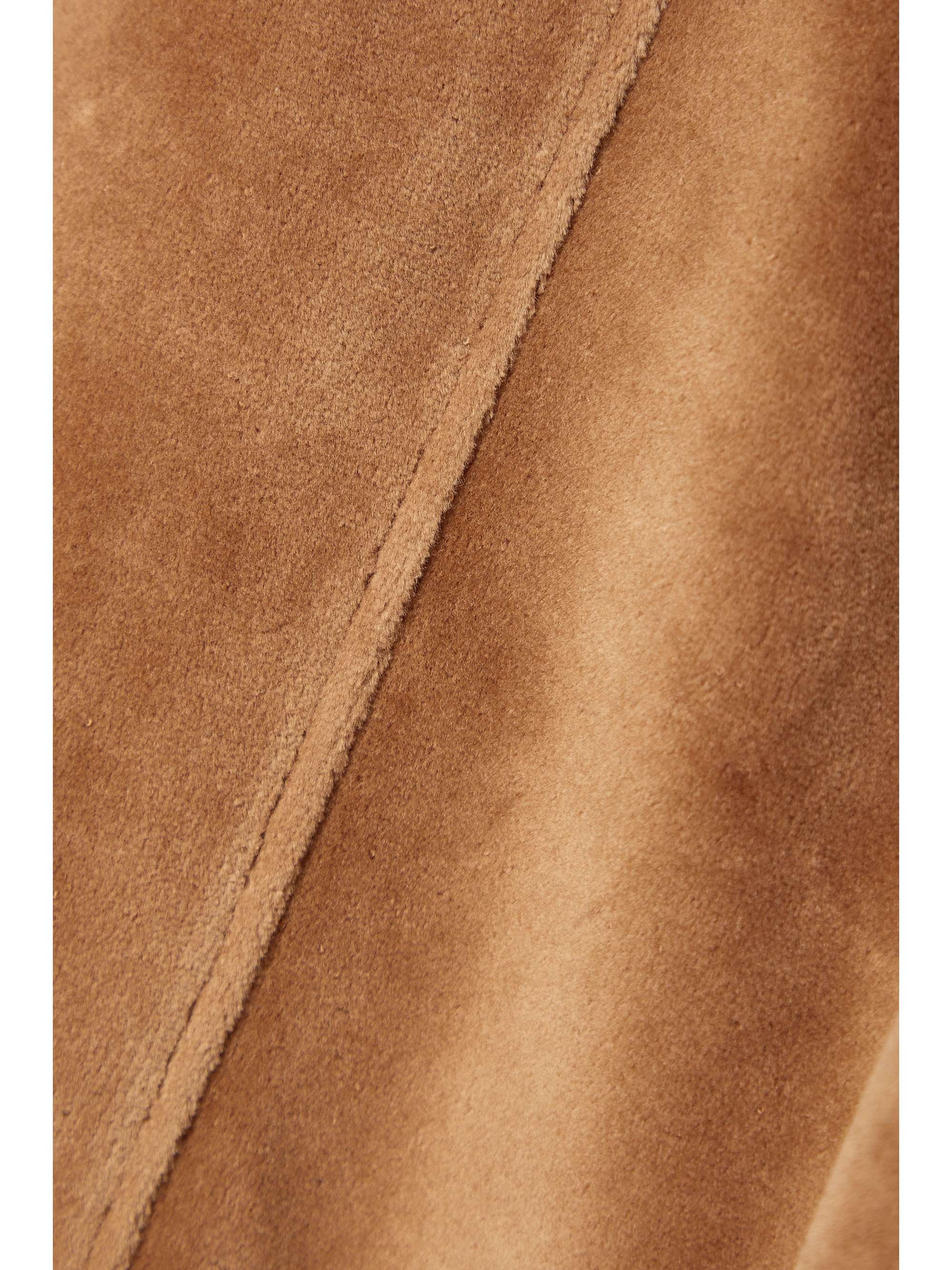 SKIN Audriana cotton-blend velour track pants