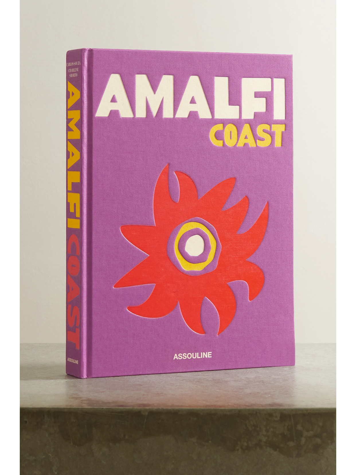 Assouline Amalfi Coast By Carlos Souza Hardcover Book In Purple