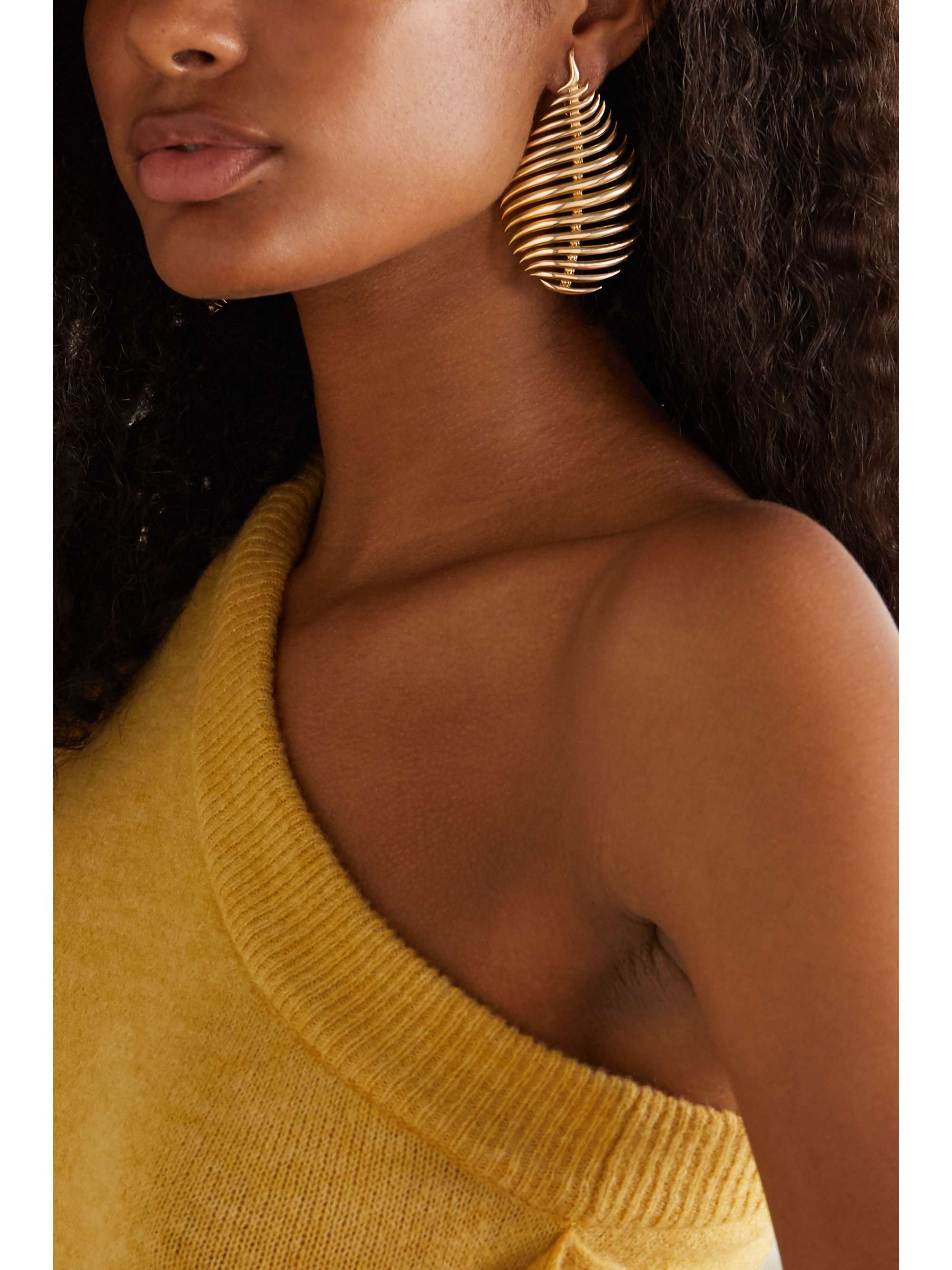 FERNANDO JORGE Flame 18-karat gold earrings