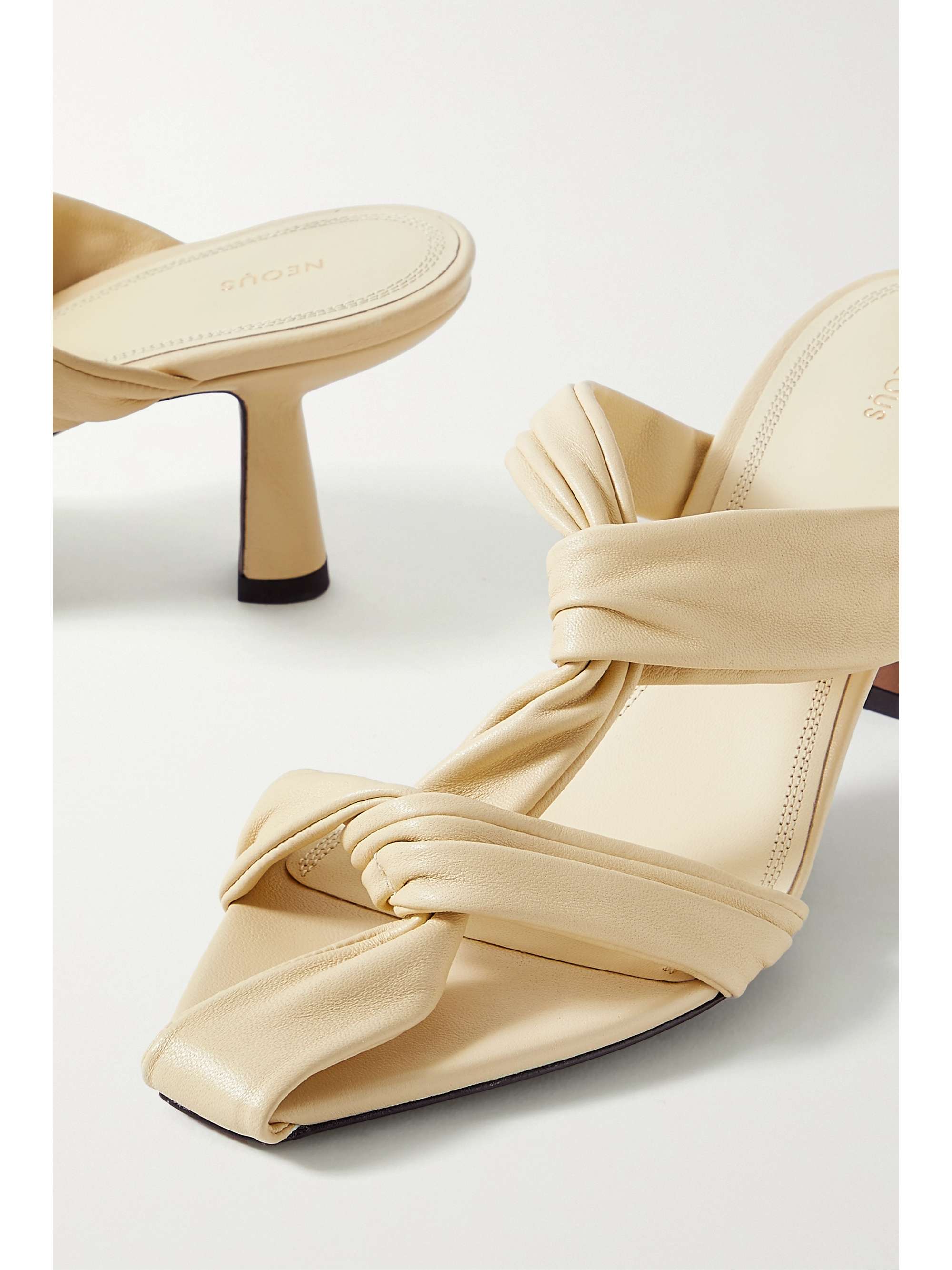 NEOUS Proxima twisted leather sandals