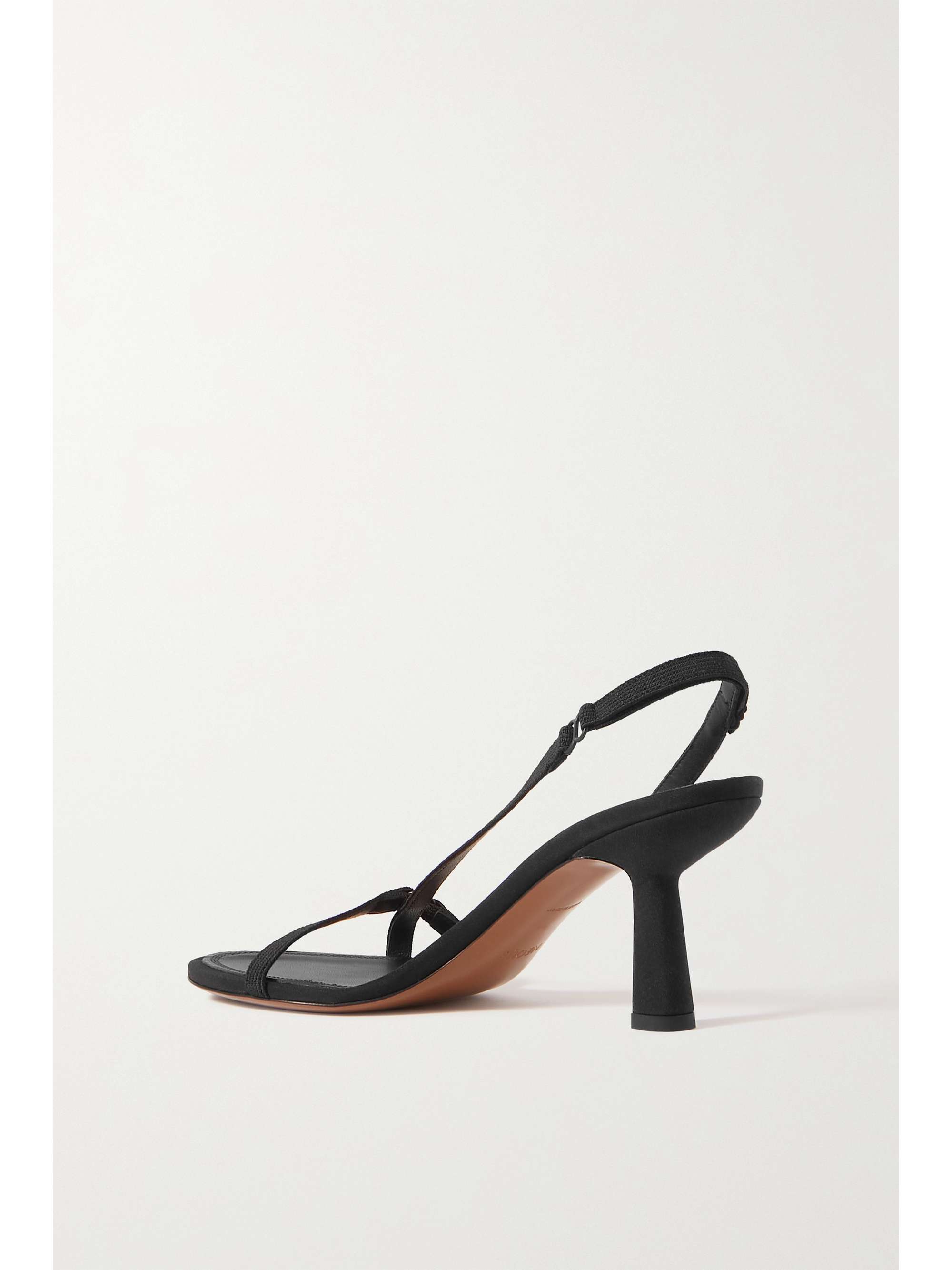 NEOUS Karaka canvas and leather slingback sandals