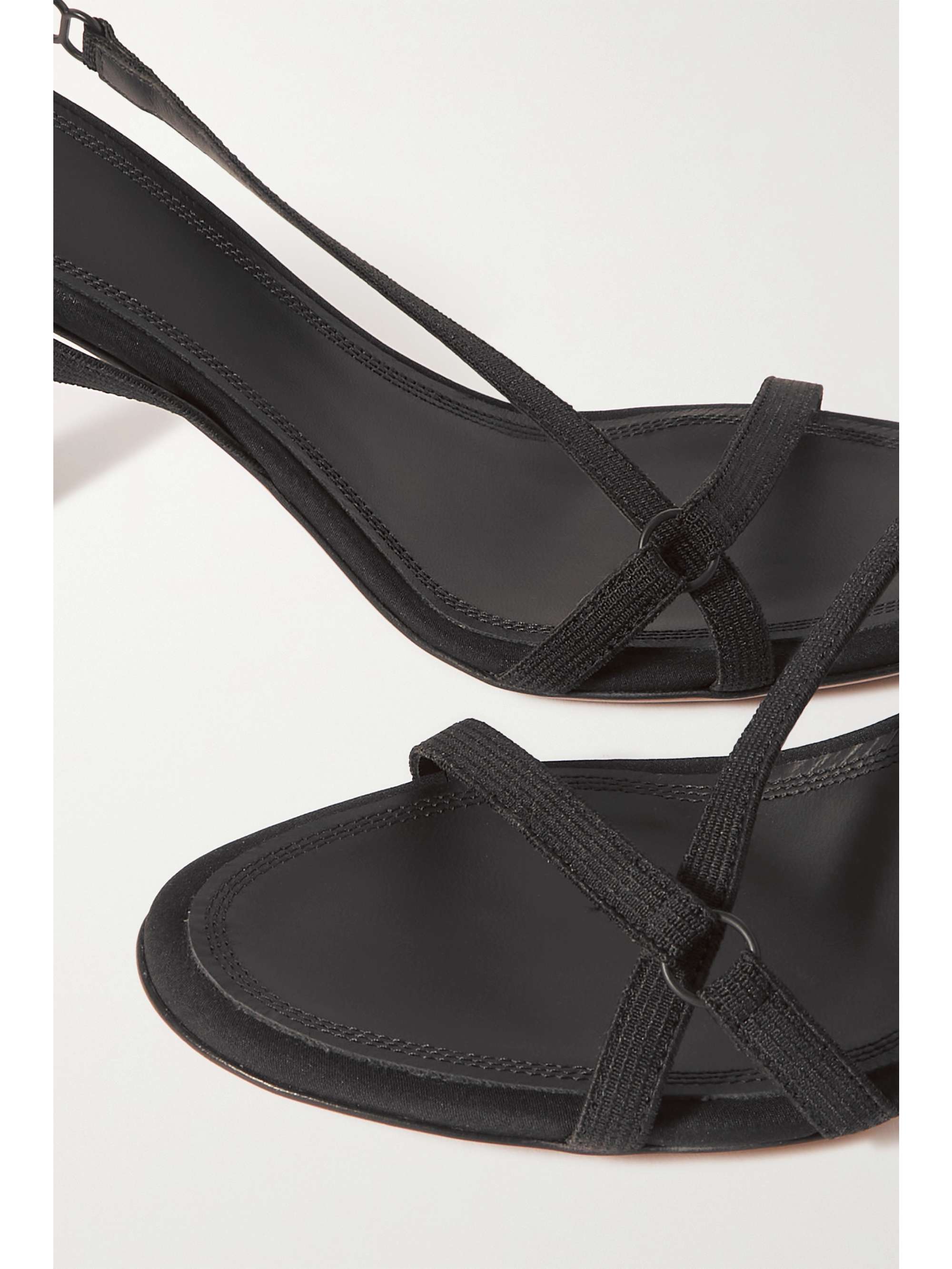 NEOUS Karaka canvas and leather slingback sandals