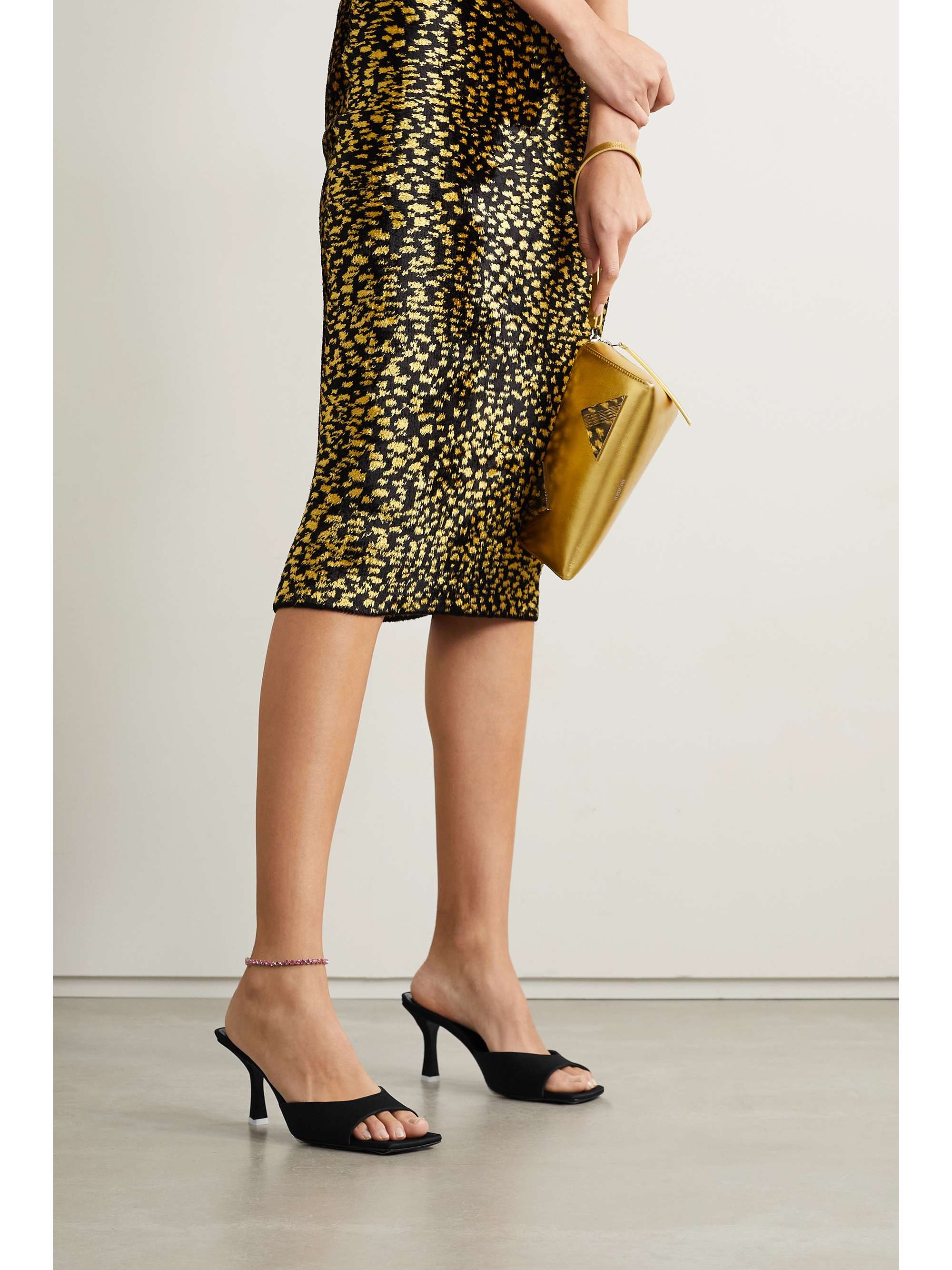 the attico satin mules