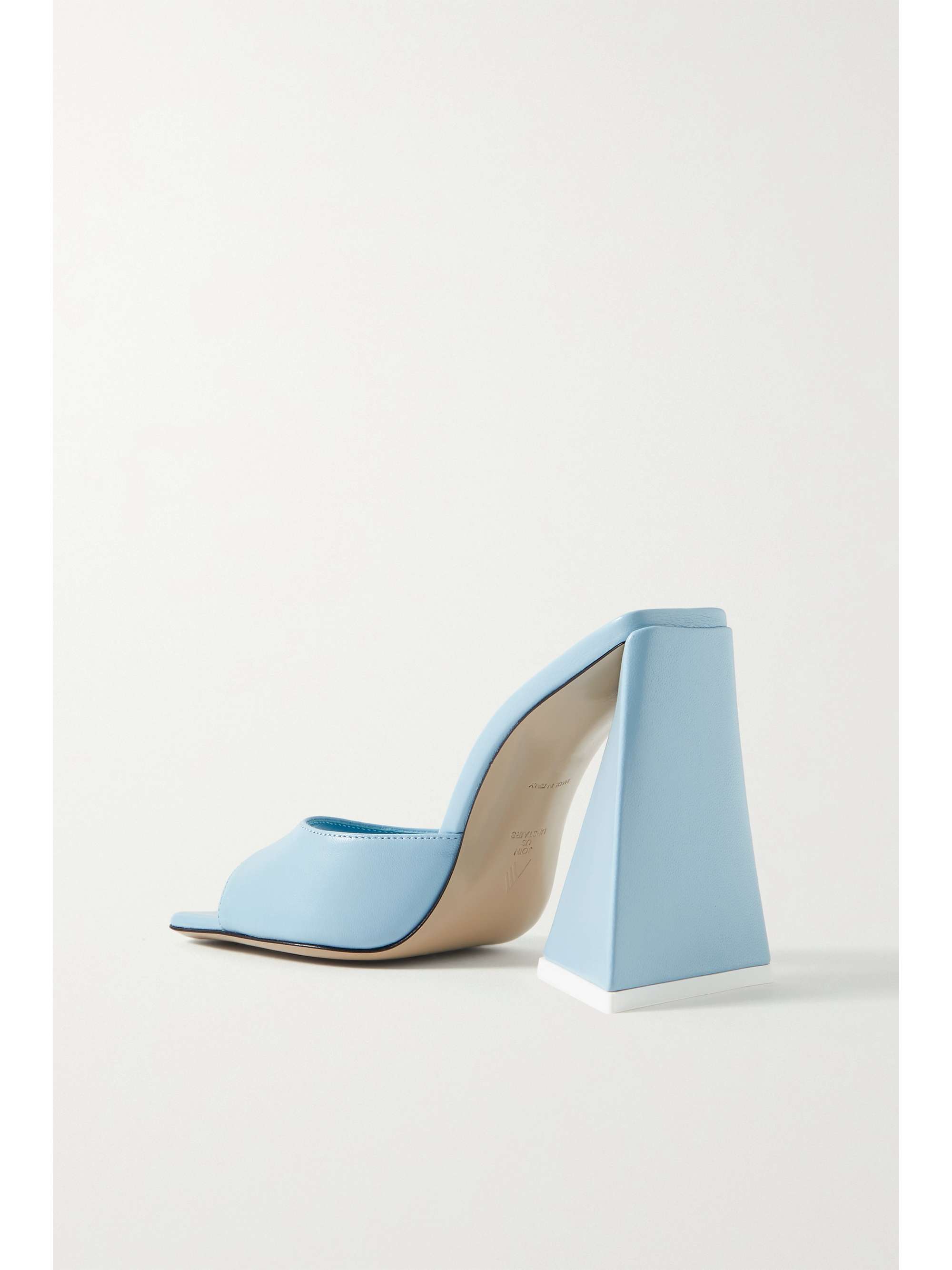 THE ATTICO Devon glittered leather mules