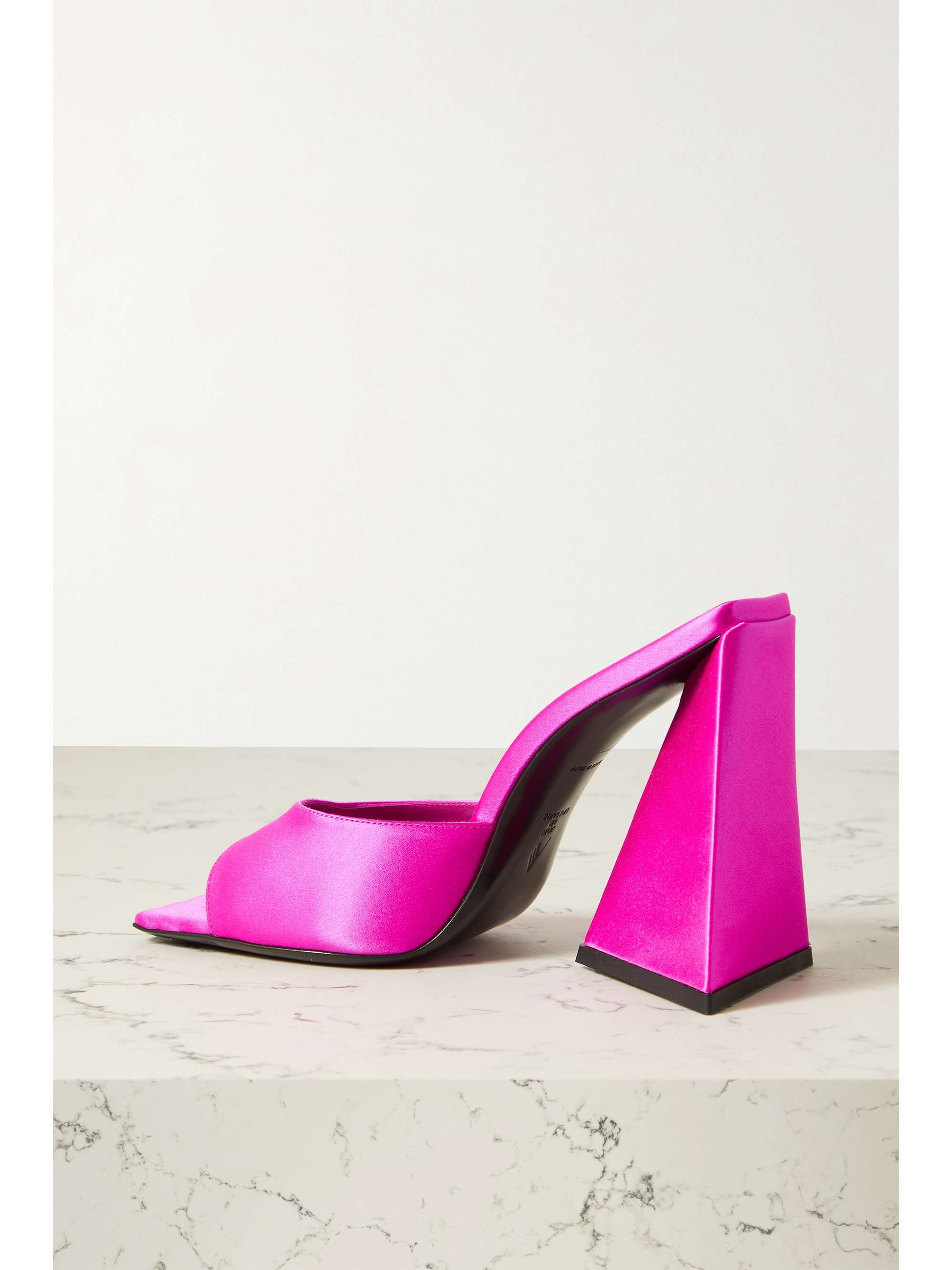 THE ATTICO Devon satin mules