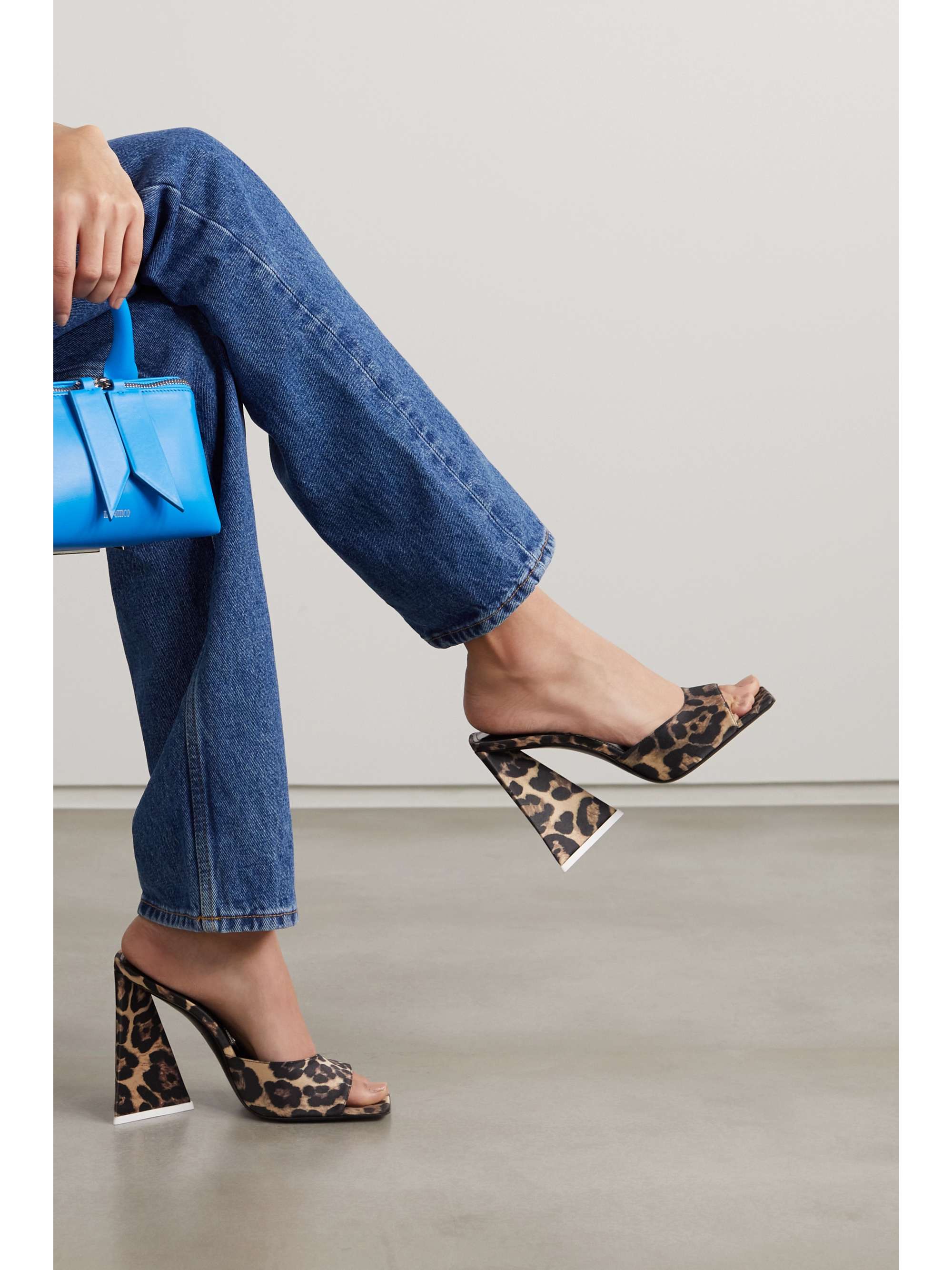 the attico satin mules