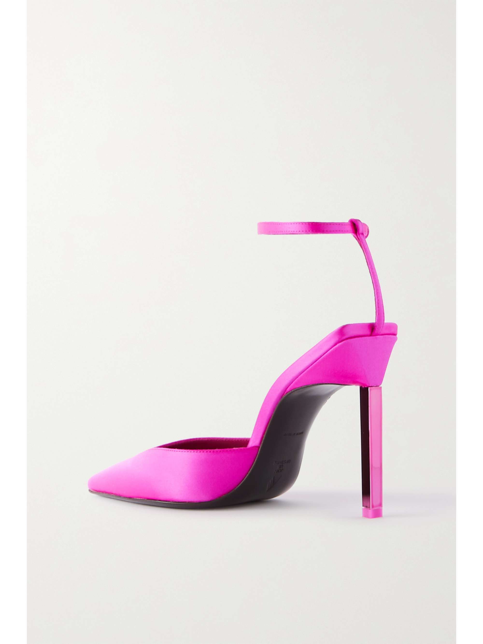 THE ATTICO Perine satin pumps
