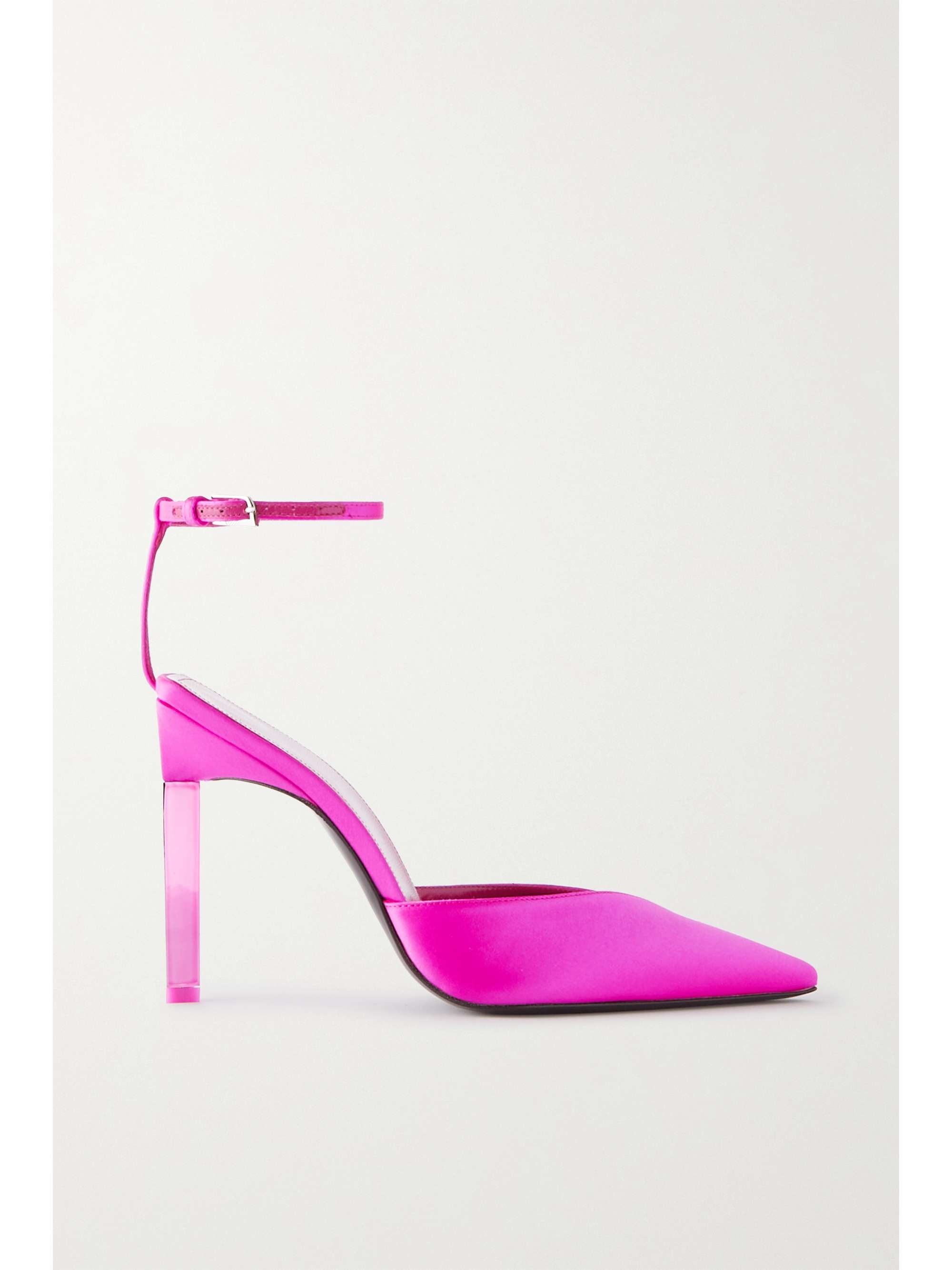 THE ATTICO Perine satin pumps | NET-A-PORTER