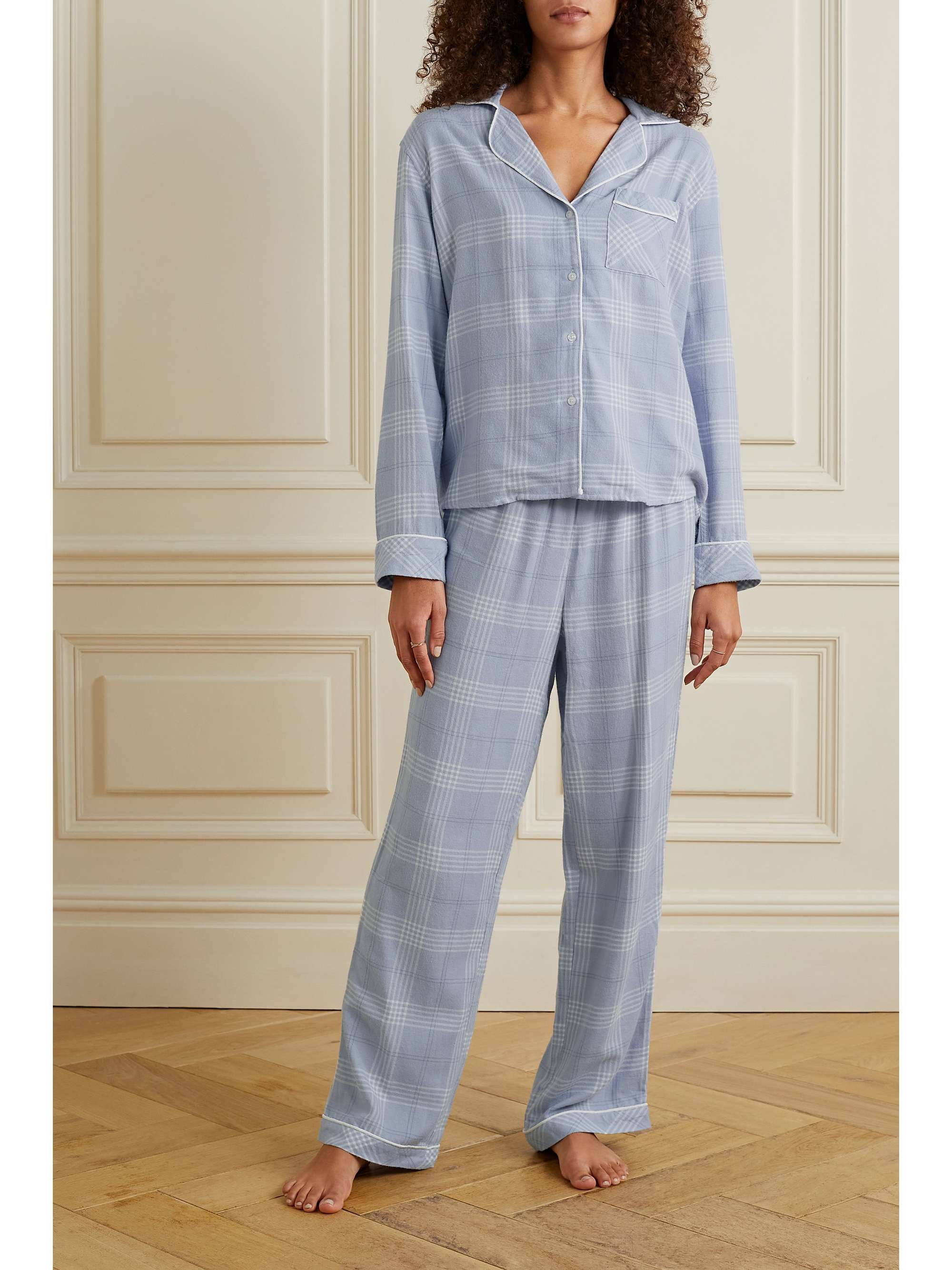 RAILS Clara checked flannel pajama set