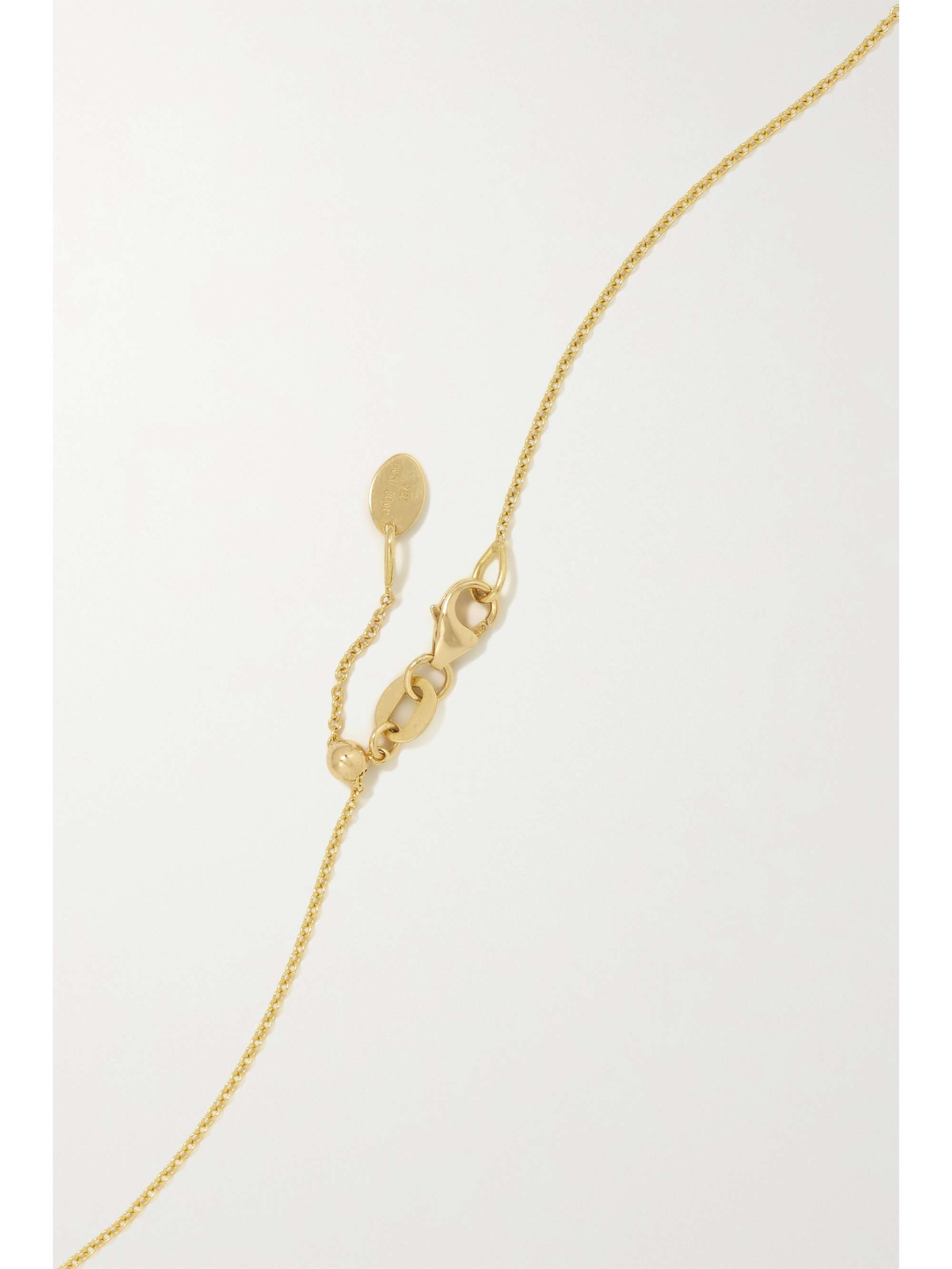 JADE TRAU Medium Penelope Kette aus 18 Karat Gold mit Diamant