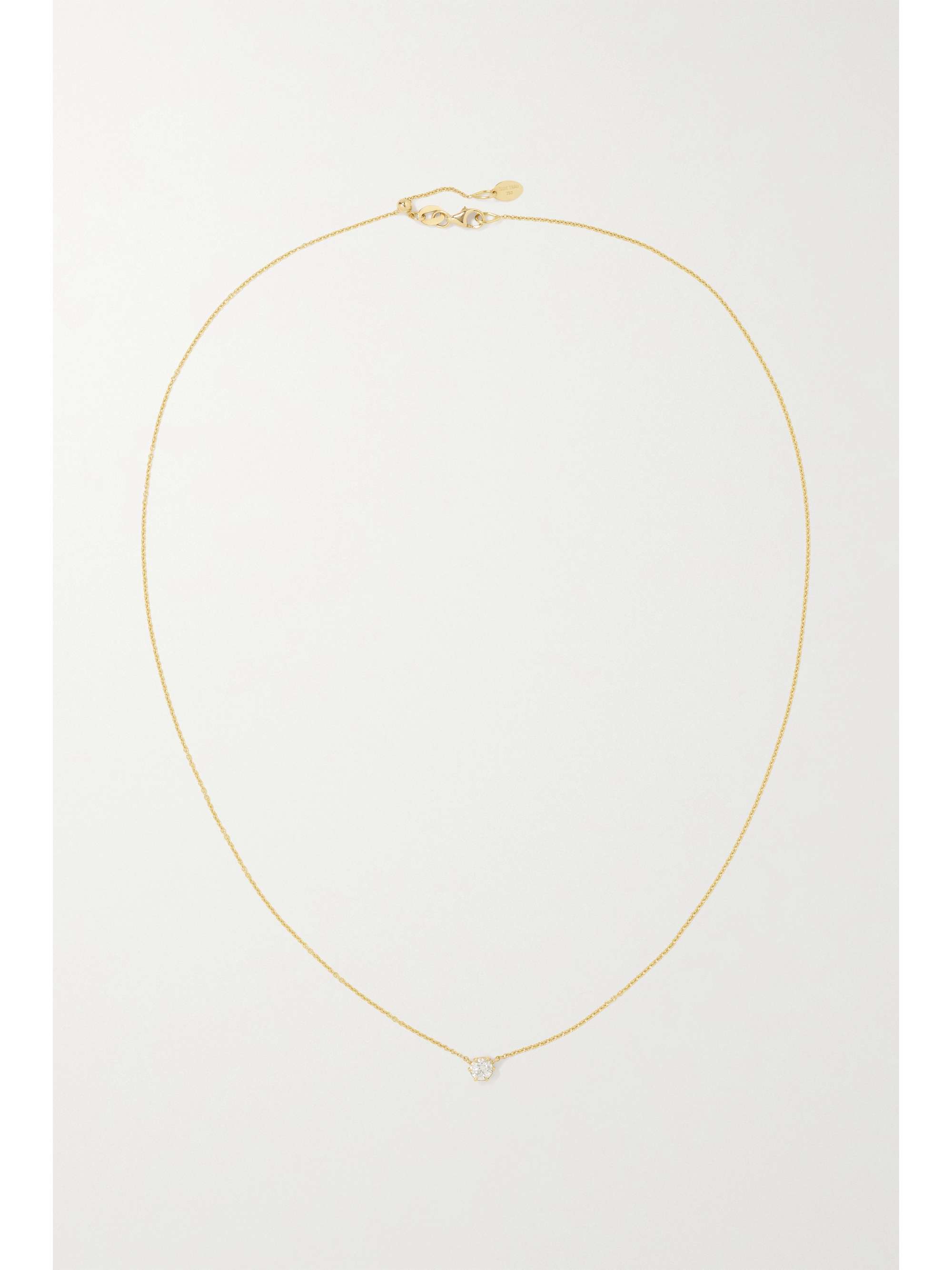 JADE TRAU Medium Penelope Kette aus 18 Karat Gold mit Diamant