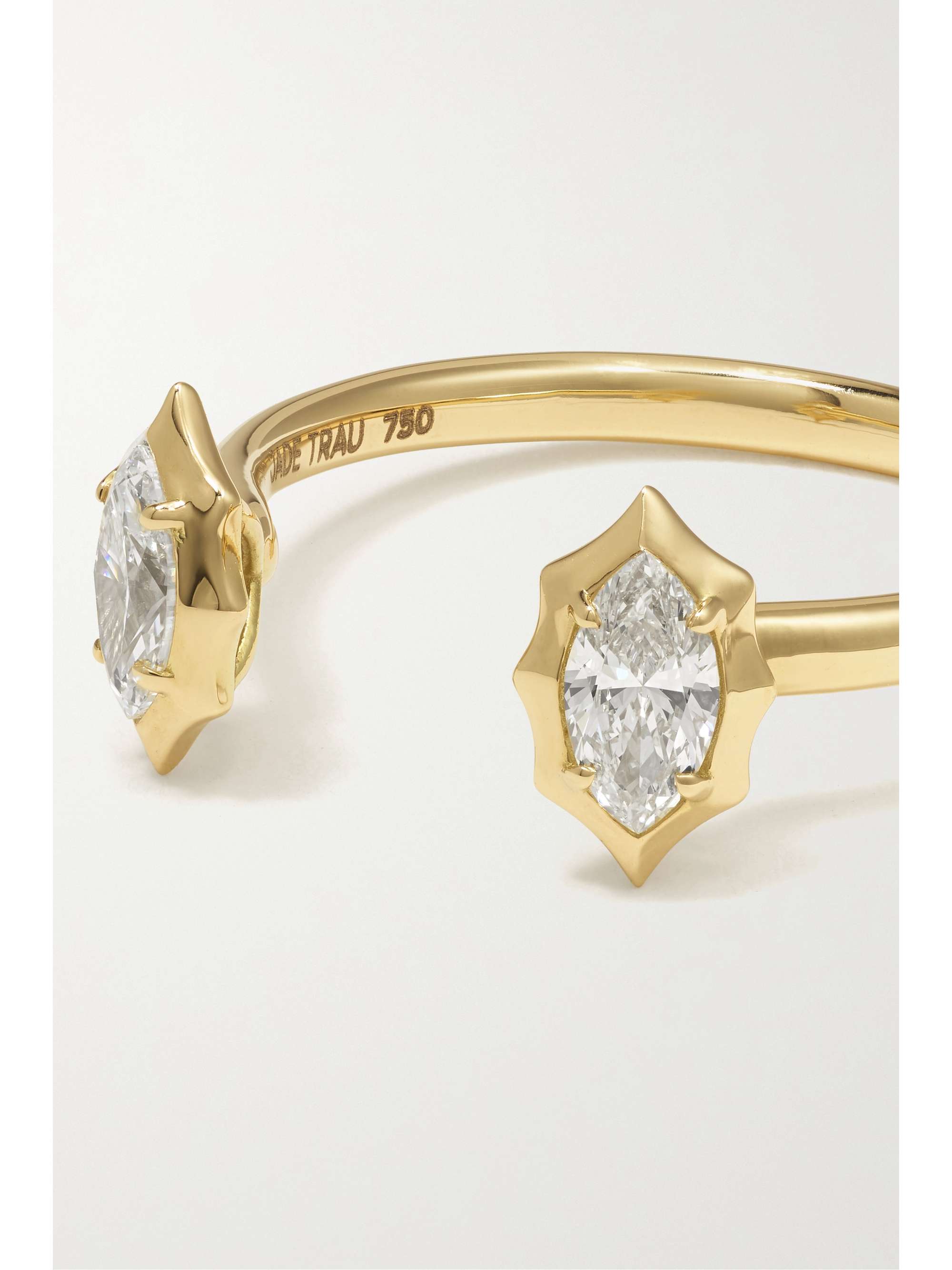 JADE TRAU Maverick Ring aus 18 Karat Gold mit Diamanten