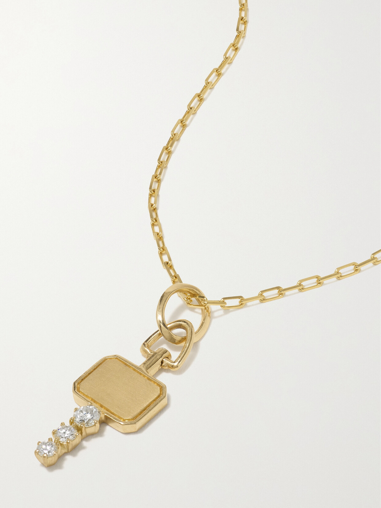 Jade Trau - Catherine 18-karat Gold Diamond Necklace - one size 22 Awaiting product image