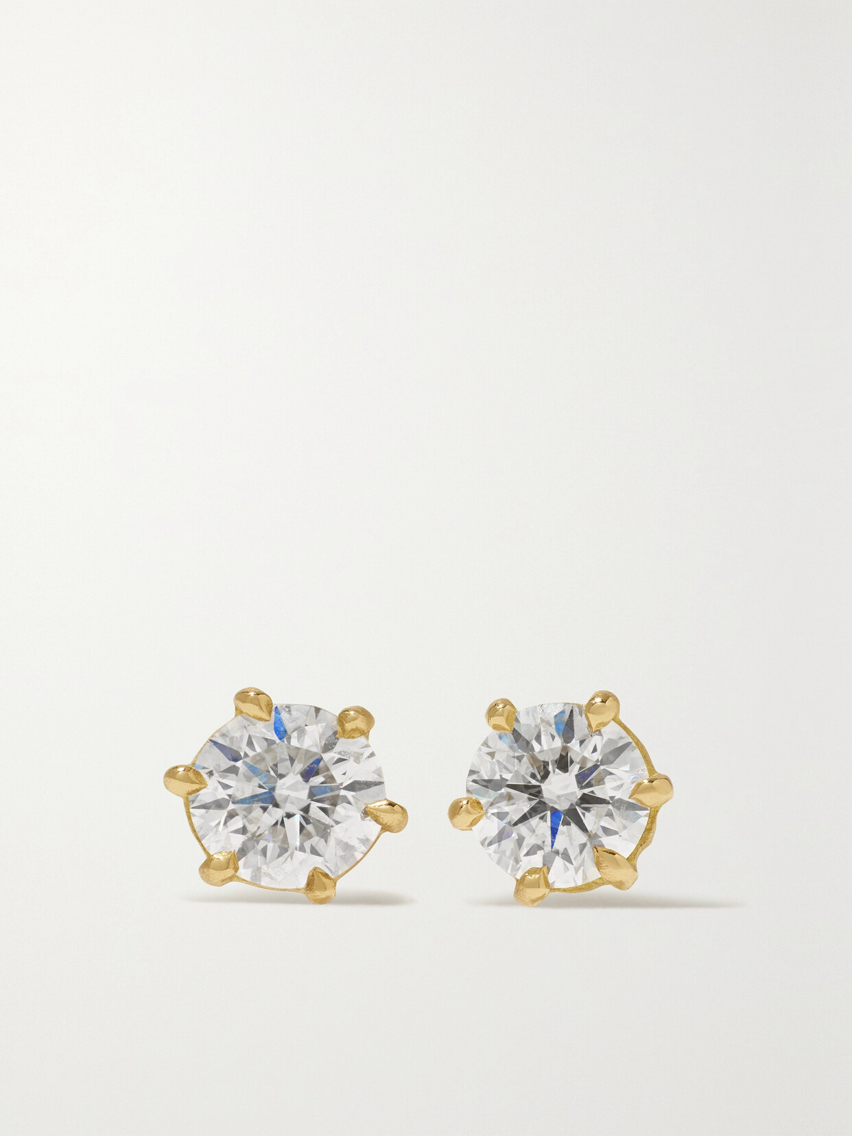 Jade Trau Penelope 18-karat  Diamond Earrings