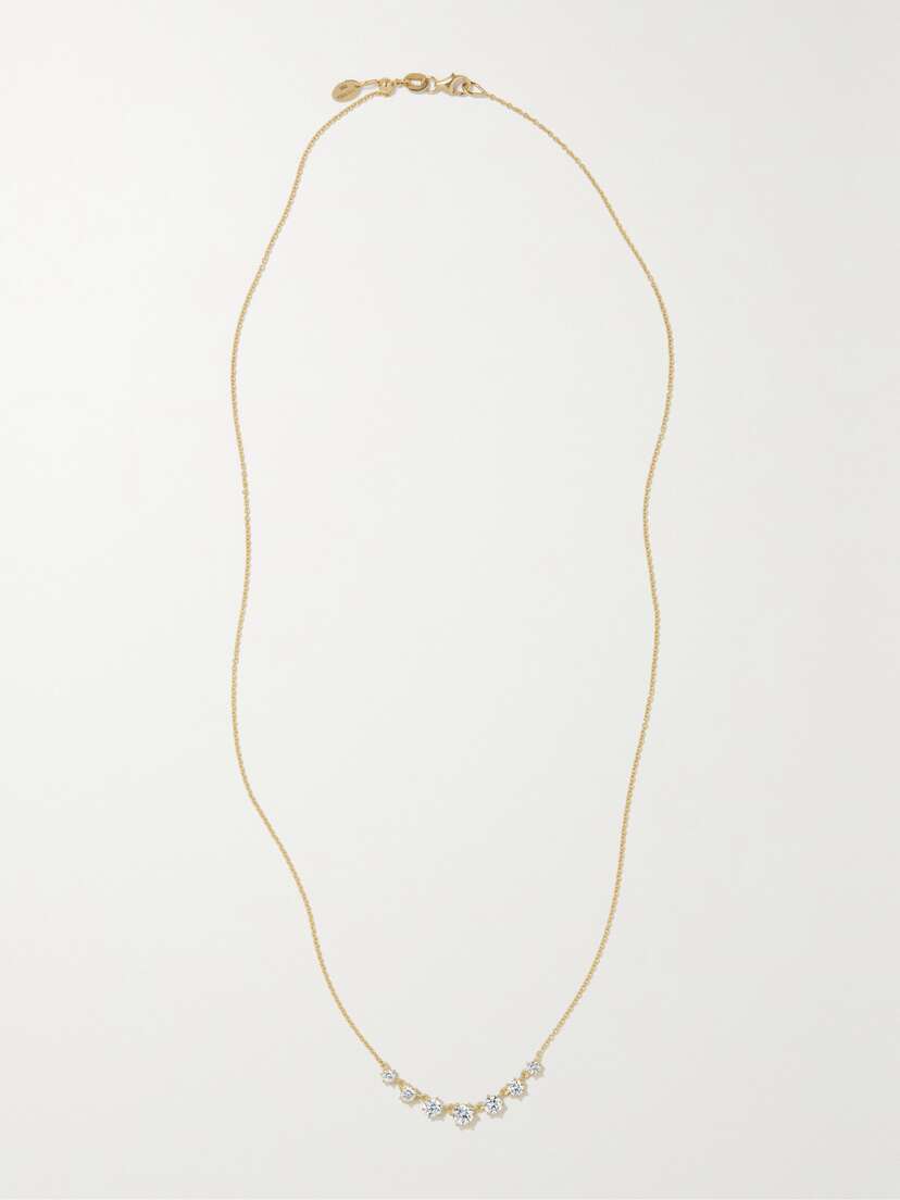 Jade Trau Penelope 18-karat Gold Diamond Necklace
