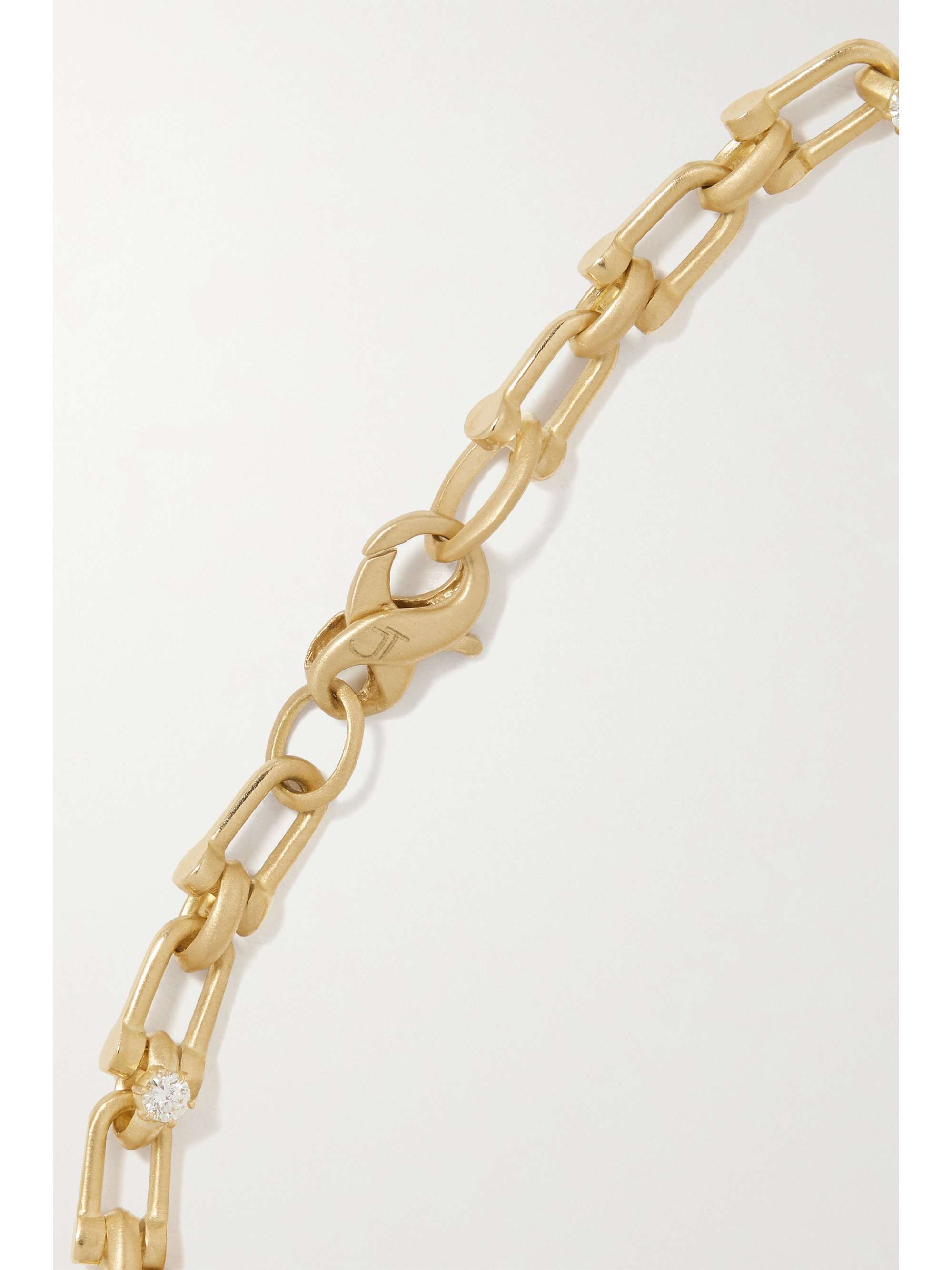 JADE TRAU Georgina Armband aus 18 Karat Gold mit Diamanten