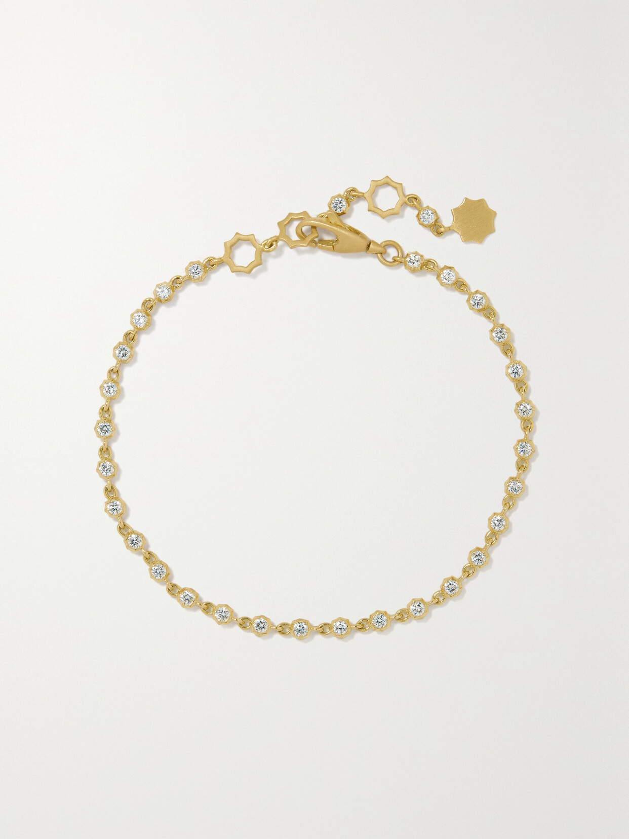 Jade Trau Small Sophisticate Line 18-karat  Diamond Bracelet