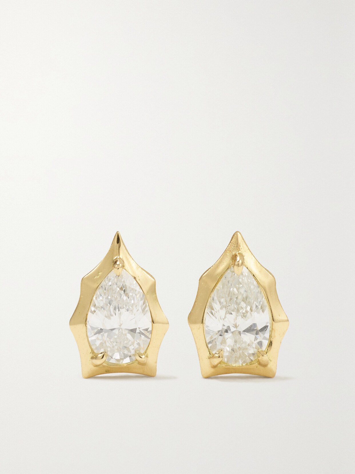 Jade Trau Envoy 18-karat  Diamond Earrings