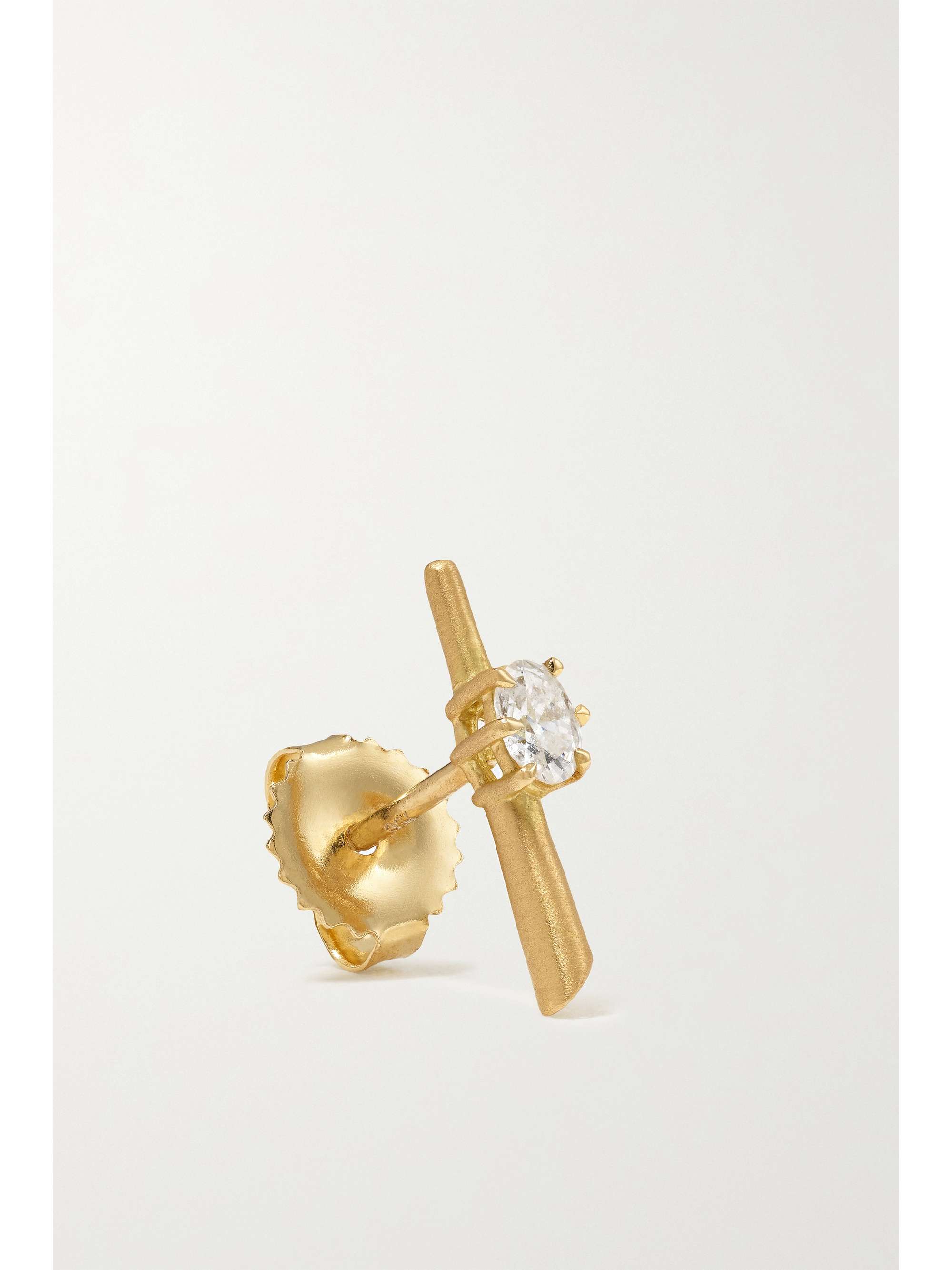 JADE TRAU Rae 18 karat gold diamond earrings NET A PORTER