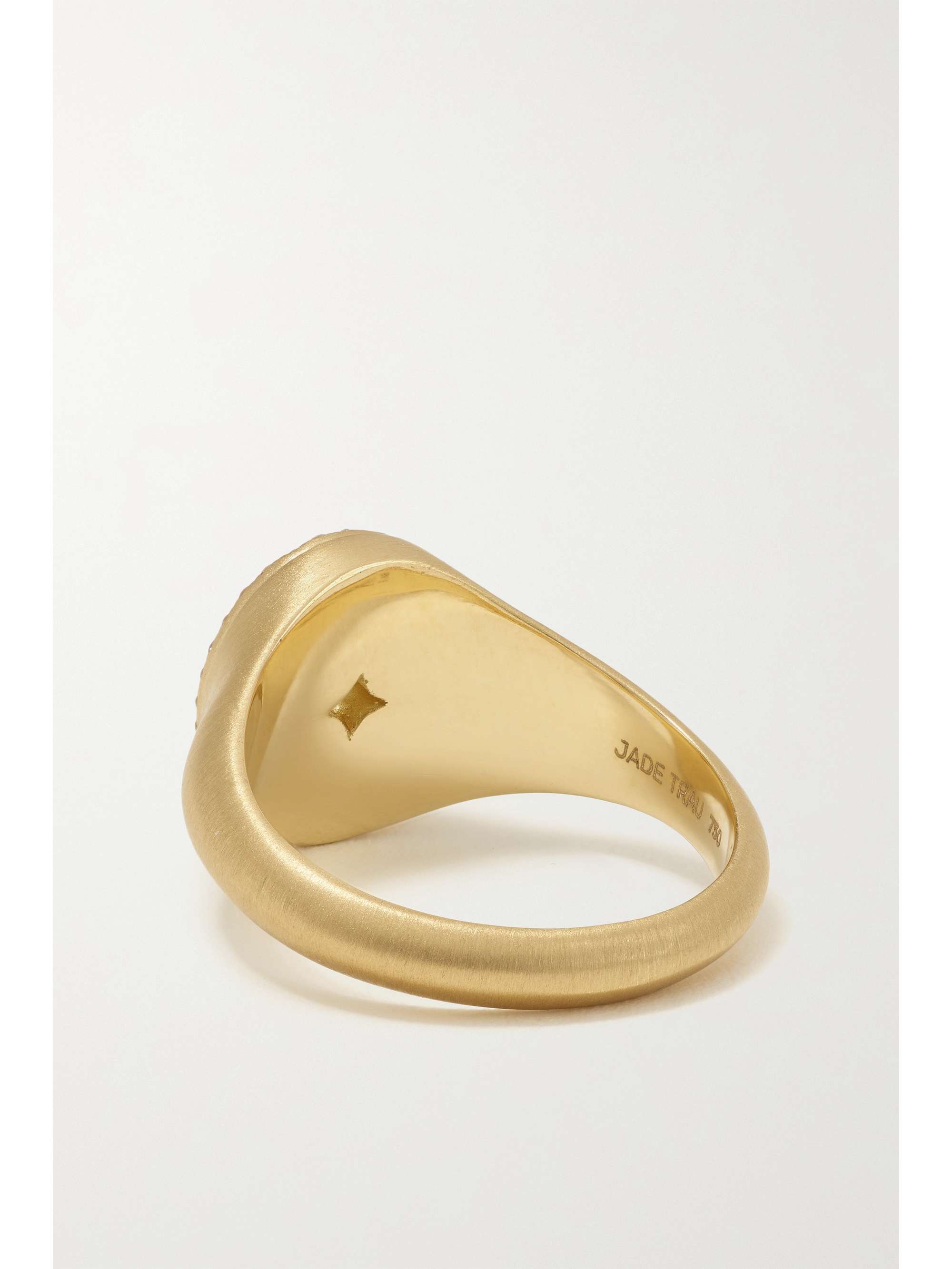 JADE TRAU Sophisticate Ring aus 18 Karat Gold mit Diamanten