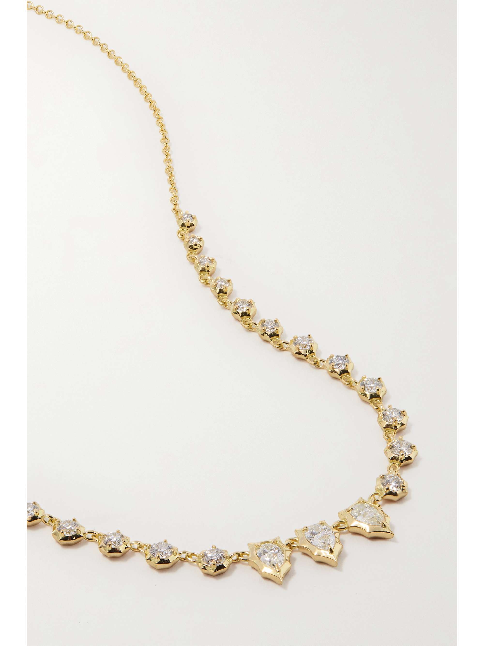 JADE TRAU Envoy Riviera Kette aus 18 Karat Gold mit Diamanten