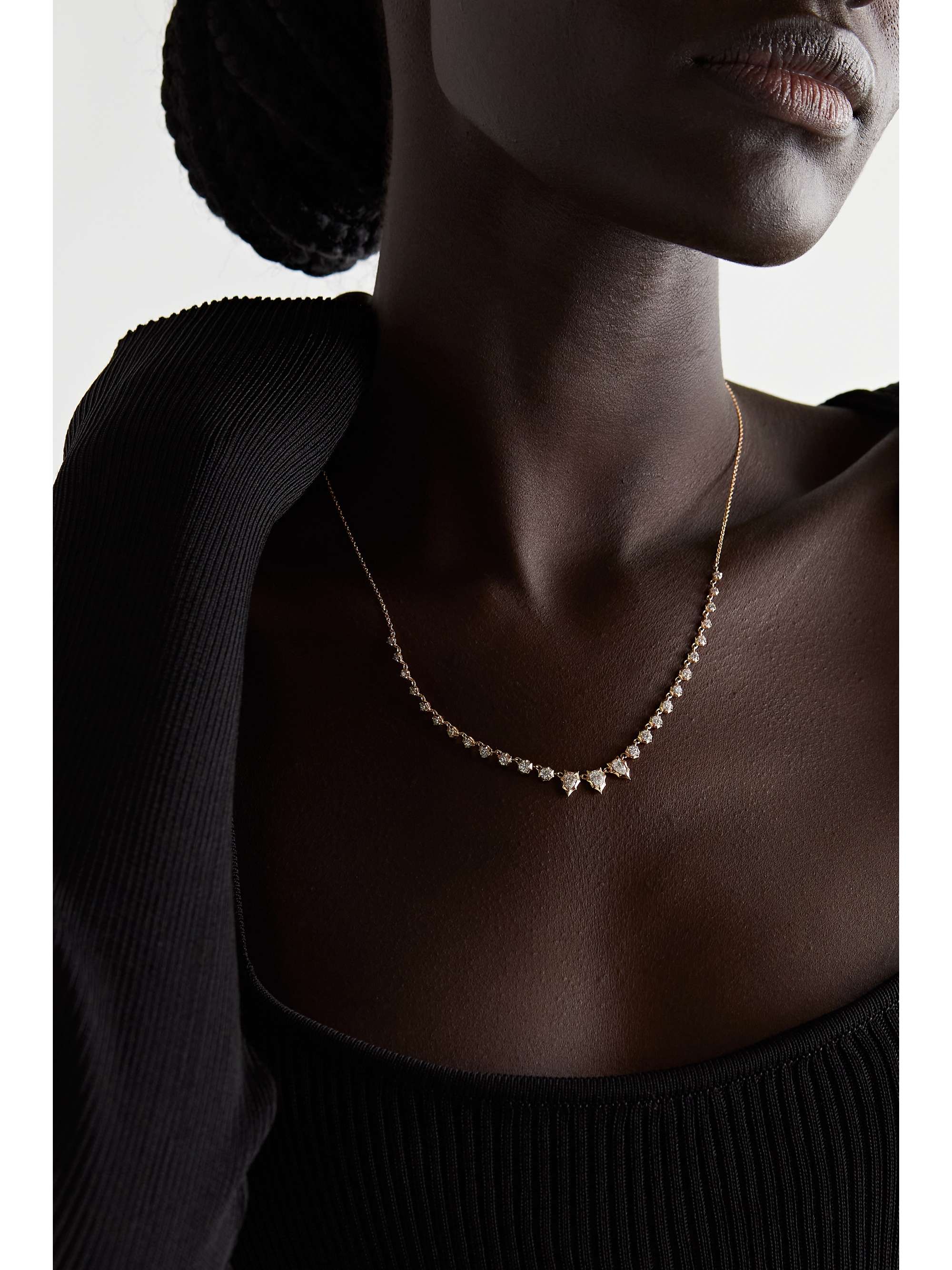 JADE TRAU Envoy Riviera Kette aus 18 Karat Gold mit Diamanten